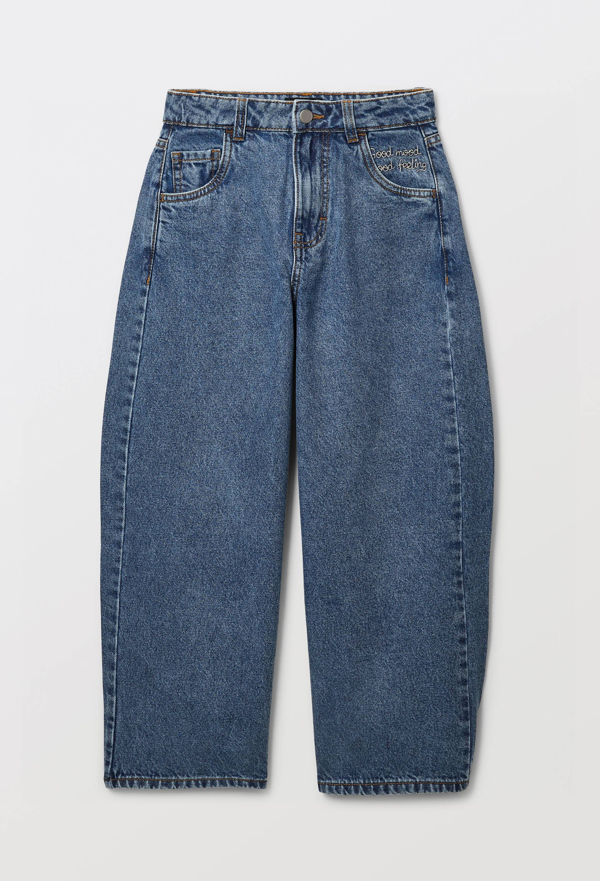 Jean large en coton, Bleu, large image number 1.0