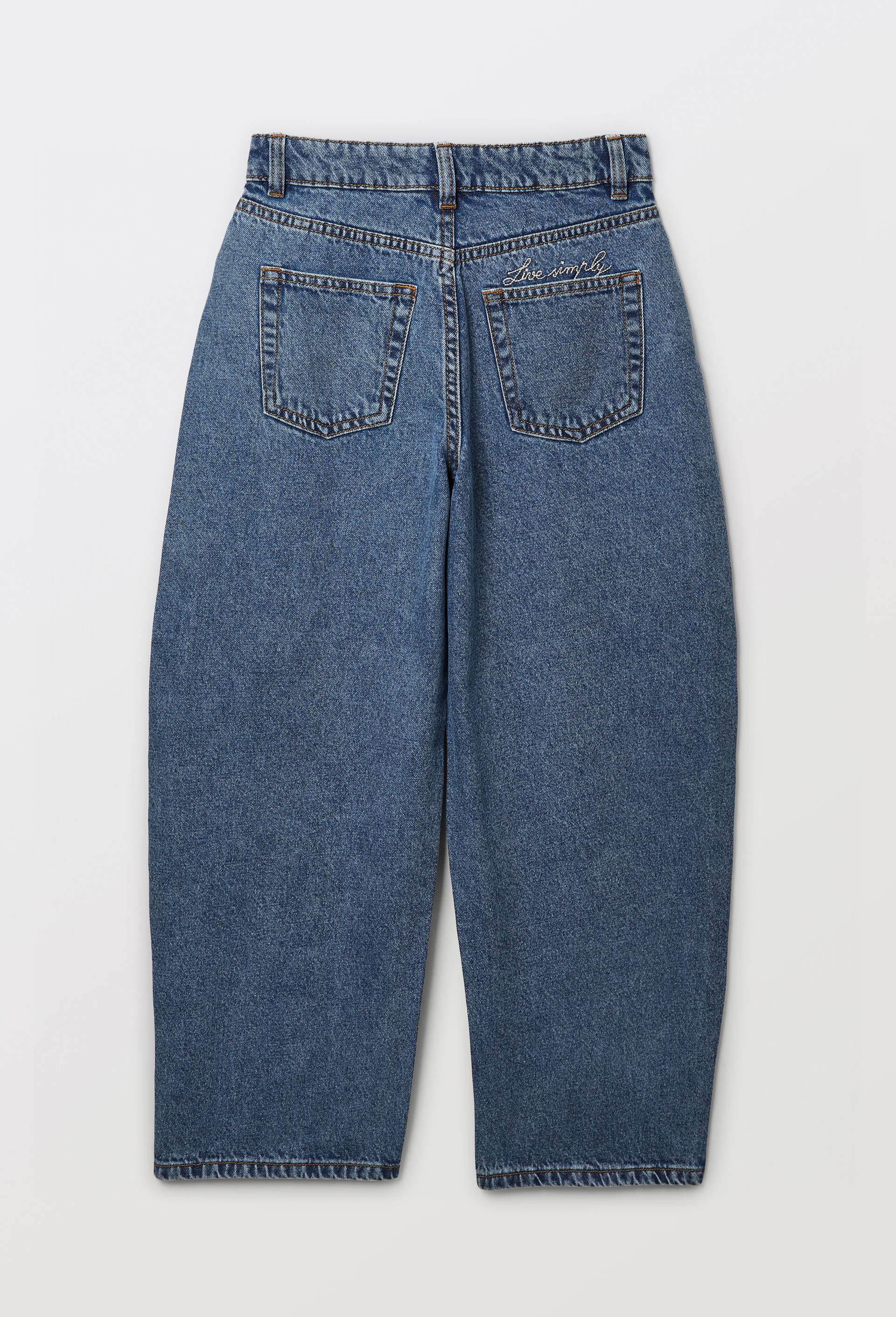 Jean large en coton, Bleu, large image number 2