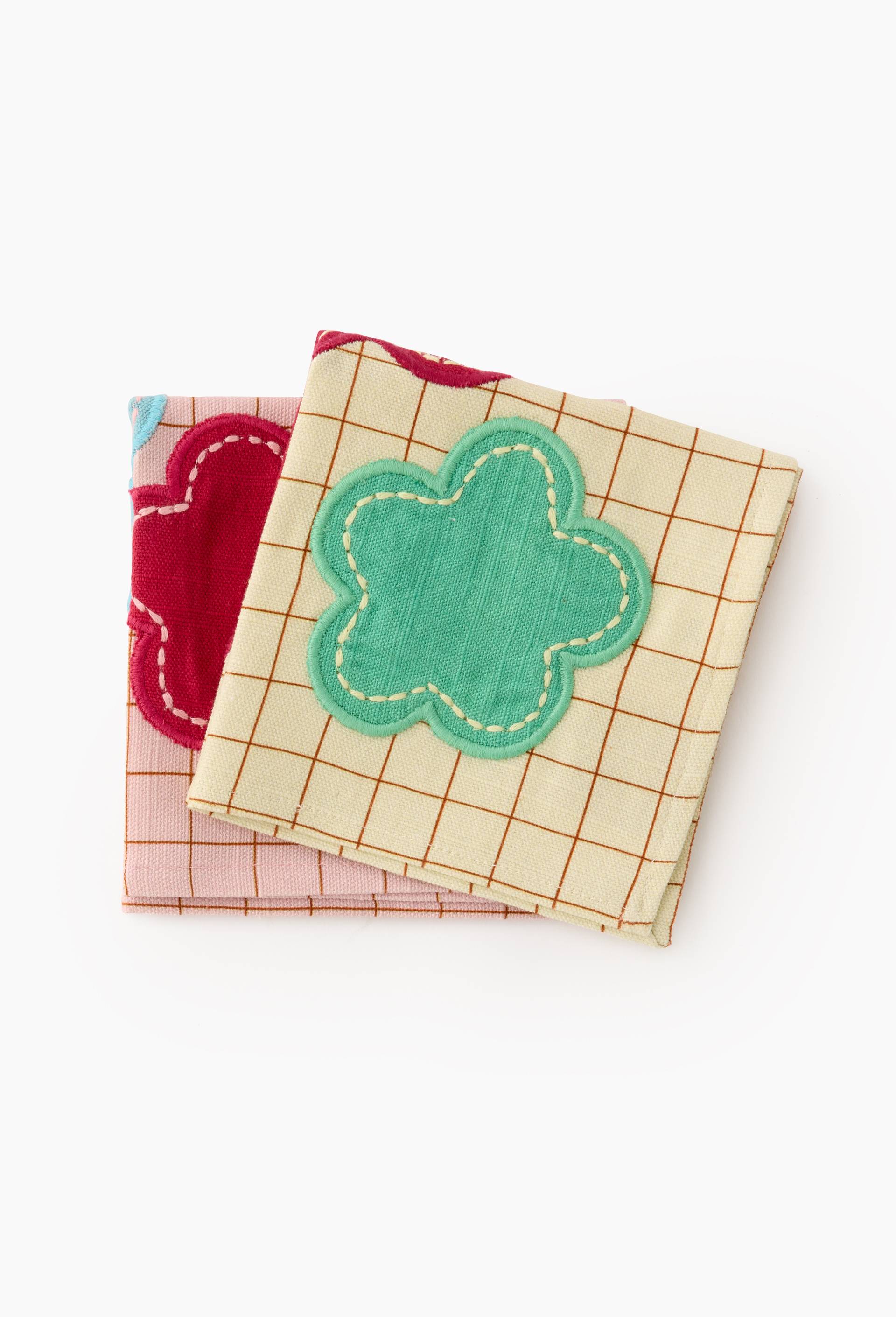 Set de serviettes de table, 25x25cm, en coton - MESTIZ x MONOPRIX, Multicolore, large image number 0
