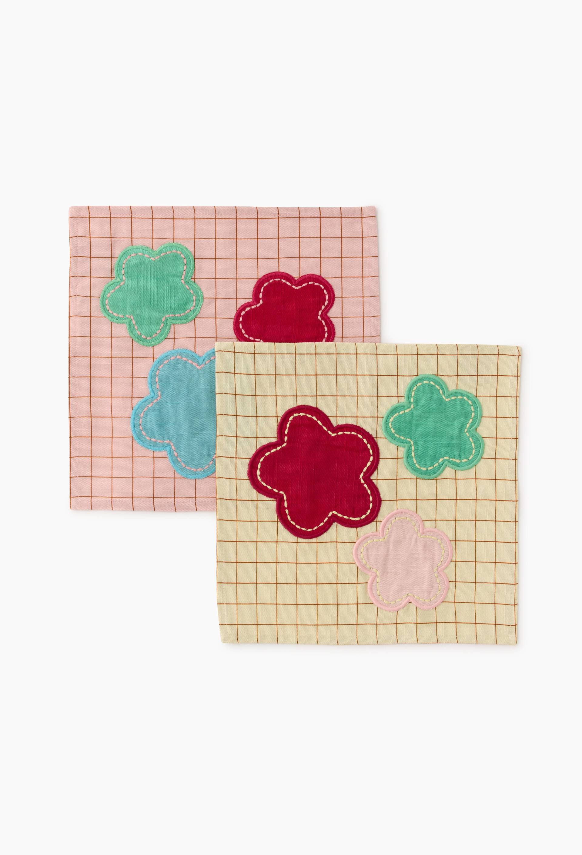 Set de serviettes de table, 25x25cm, en coton - MESTIZ x MONOPRIX, Multicolore, large image number 1