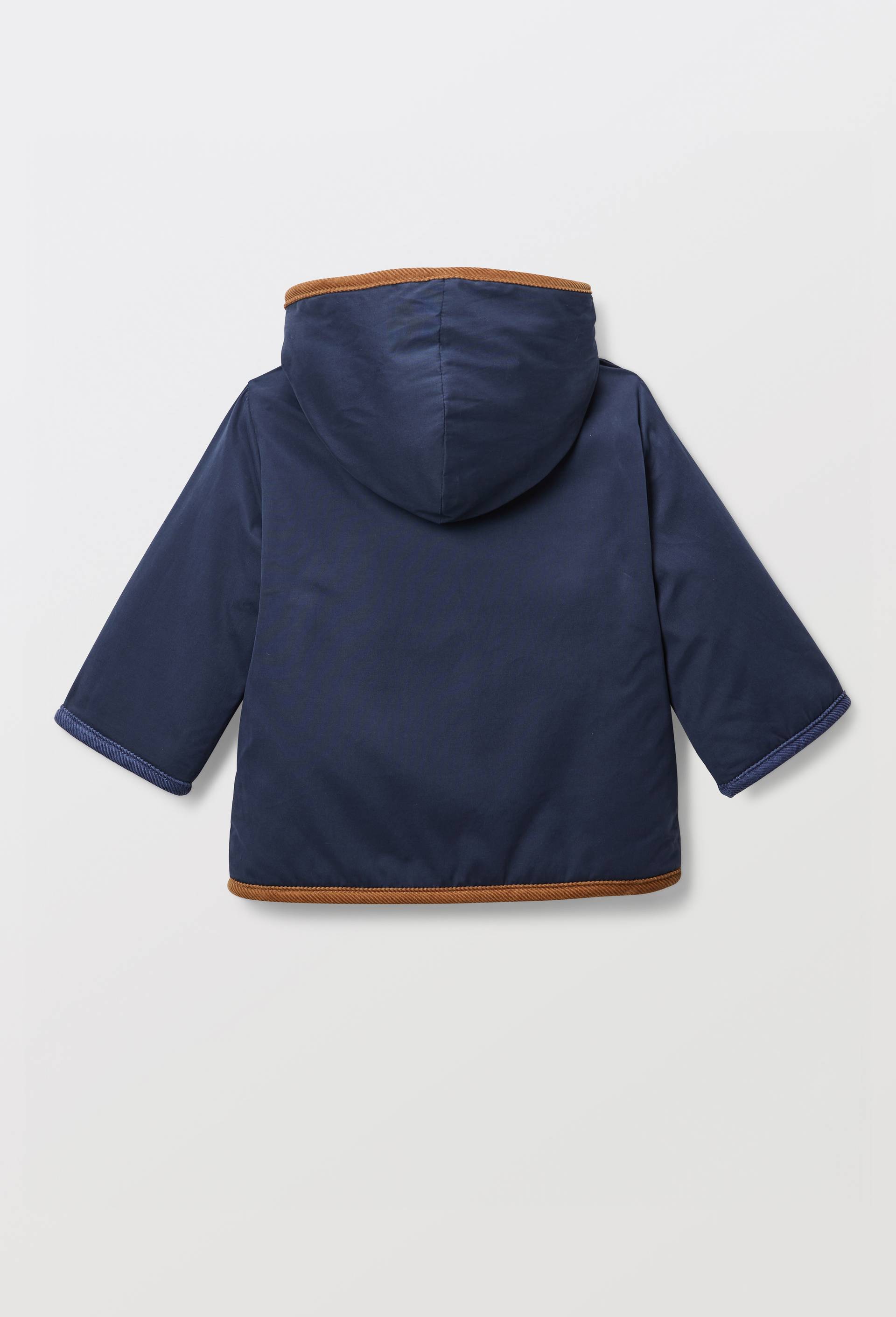 Parka &agrave; capuche r&eacute;versible, Bleu fonc&eacute;, large image number 1.0