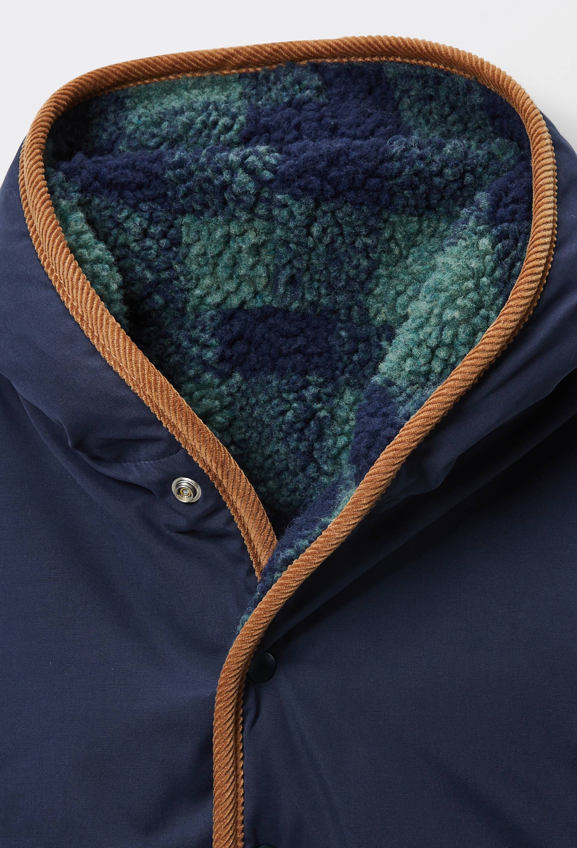 Parka &agrave; capuche r&eacute;versible, Bleu fonc&eacute;, large image number 3.0