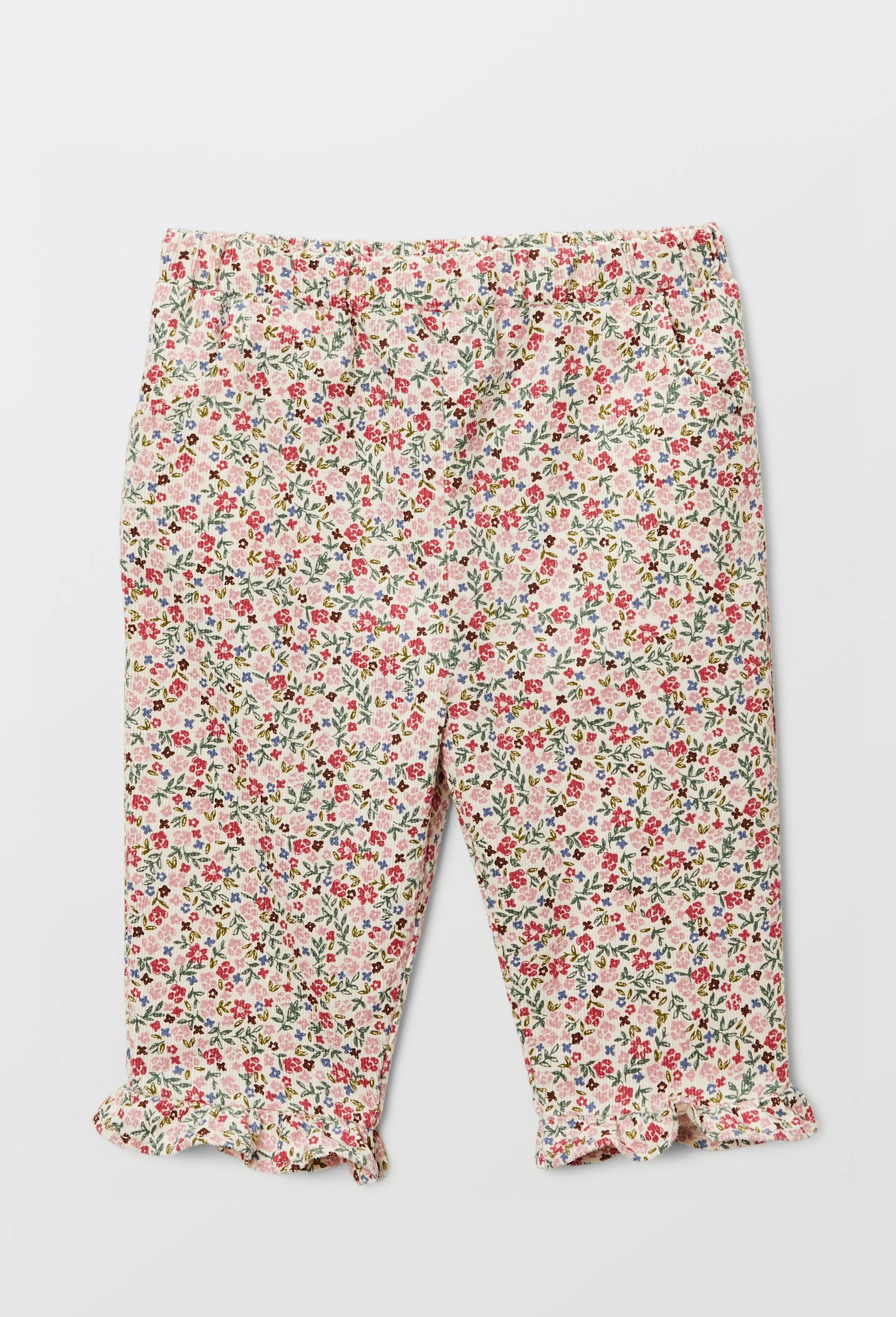 Pantalon velours en coton GOTS, Rose, large image number 0.0