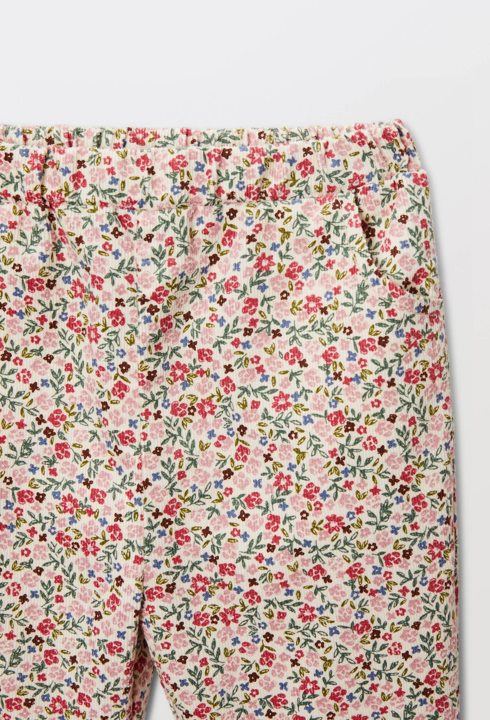 Pantalon velours en coton GOTS, Rose, large image number 2.0