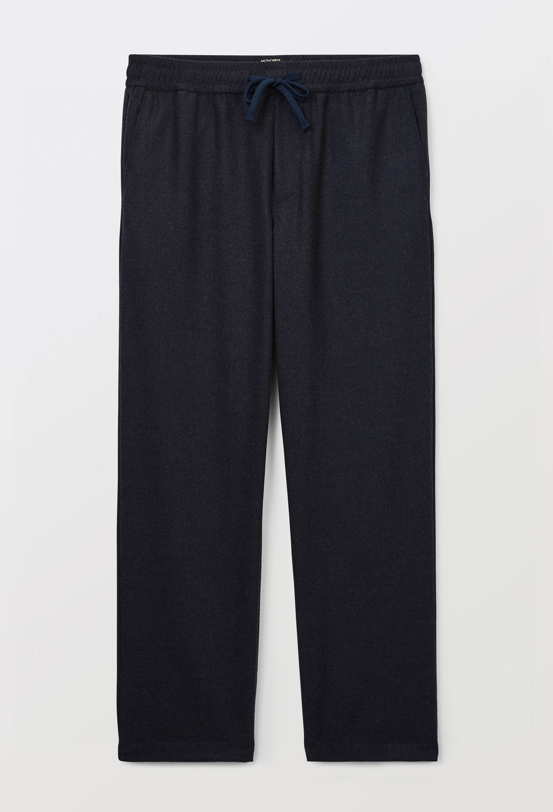 Pantalon large &eacute;lastiqu&eacute;, Bleu fonc&eacute;, large image number 2