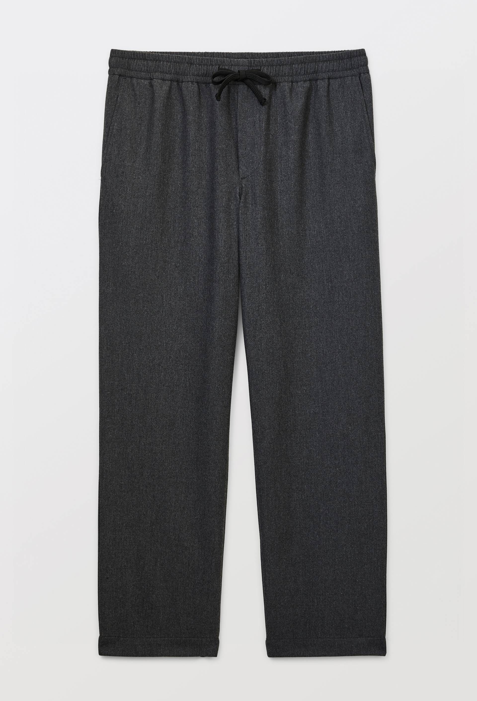 Pantalon large &eacute;lastiqu&eacute;, Gris fonc&eacute;, large image number 2.0