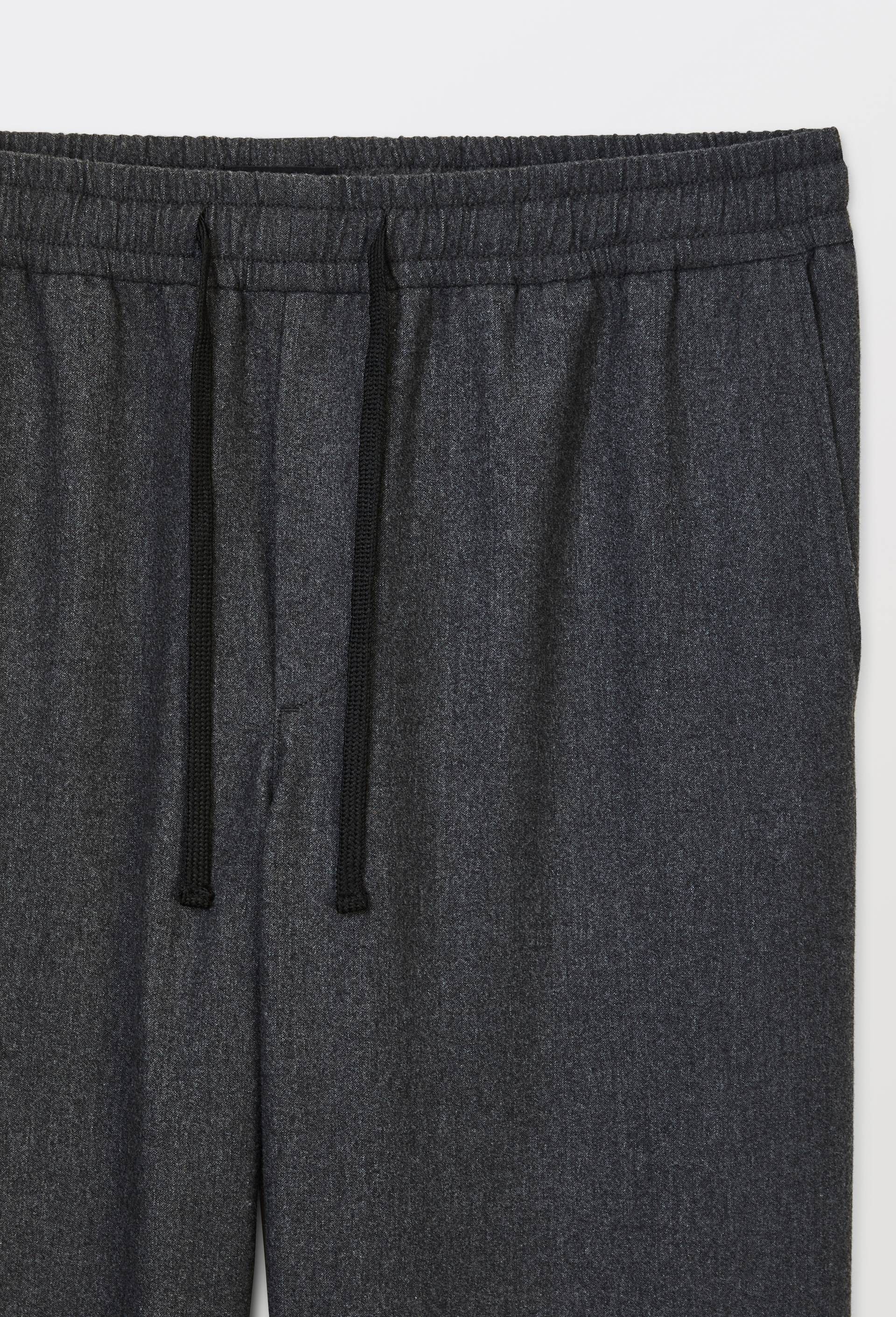 Pantalon large &eacute;lastiqu&eacute;, Gris fonc&eacute;, large image number 4.0