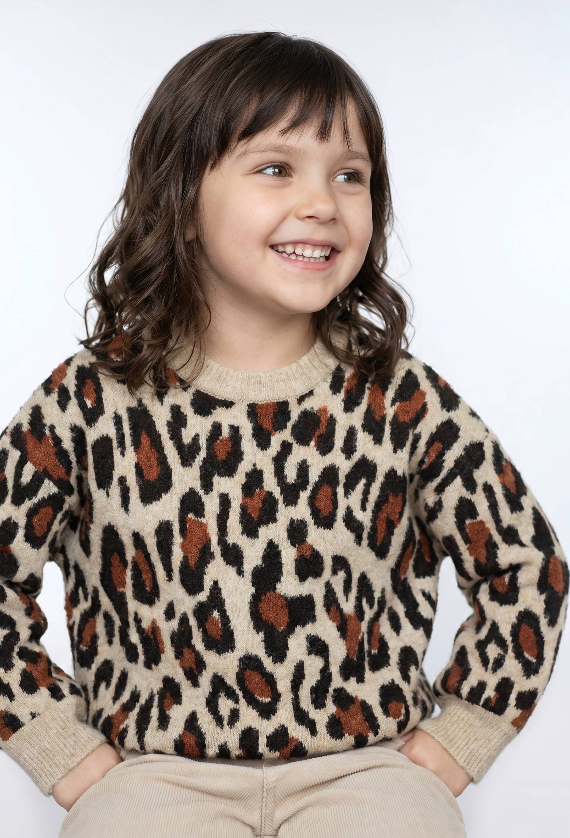 Pull jacquard léopard Pull jacquard léopard