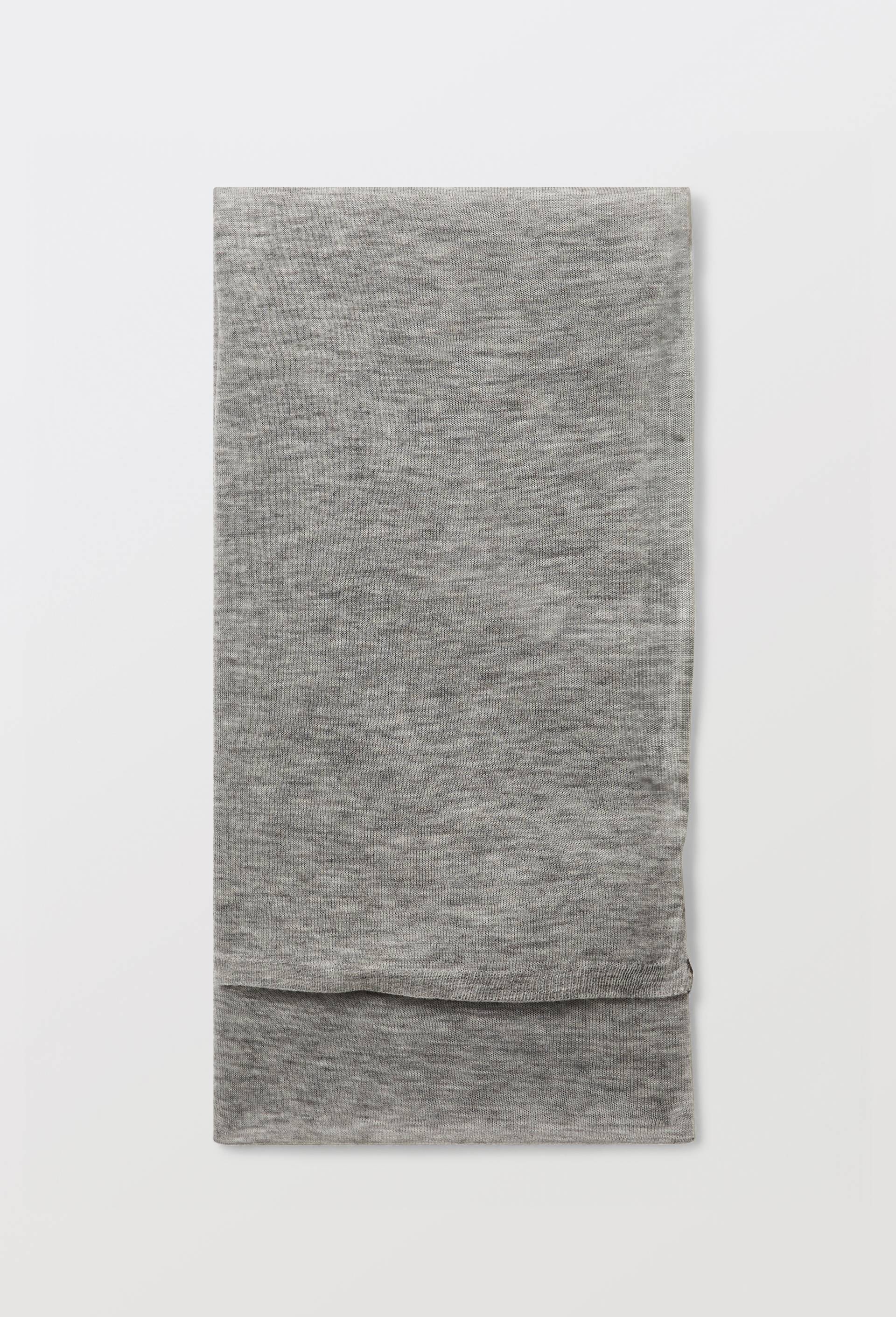 Echarpe en laine m&eacute;rinos, Gris, swatch image