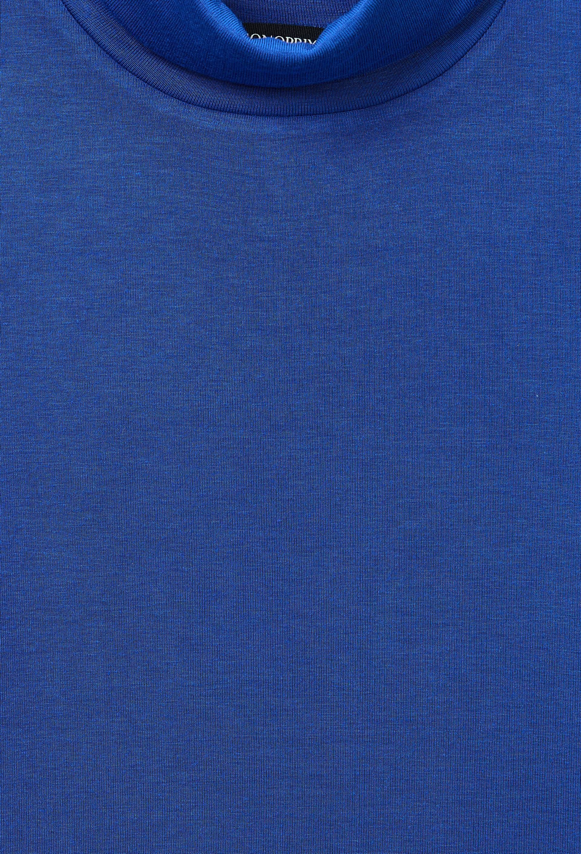 T-shirt &agrave; manches longues col roul&eacute;, Bleu, large image number 4.0