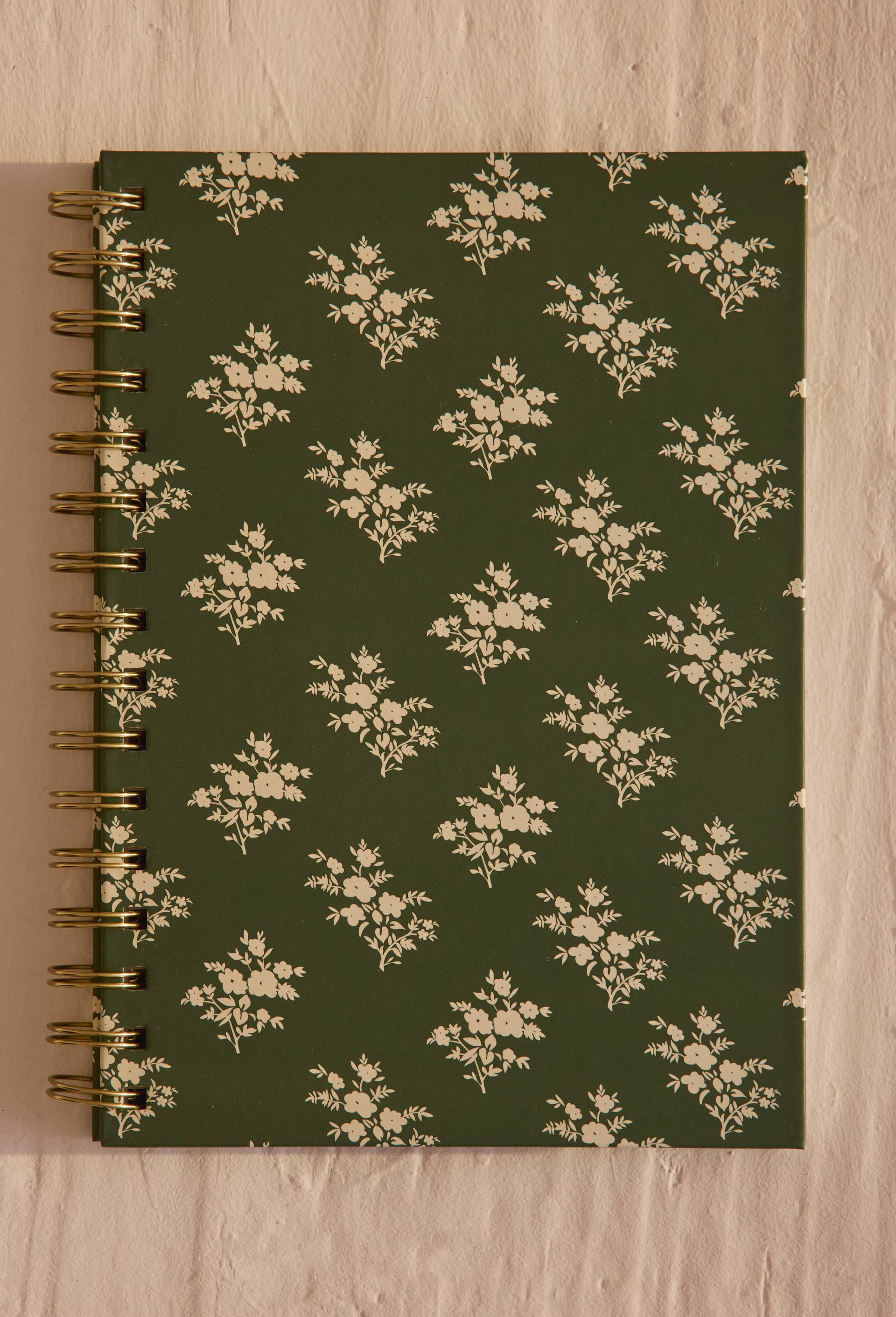 Carnet spiral&eacute; lign&eacute; A5, 80 pages, Vert, large image number 0.0