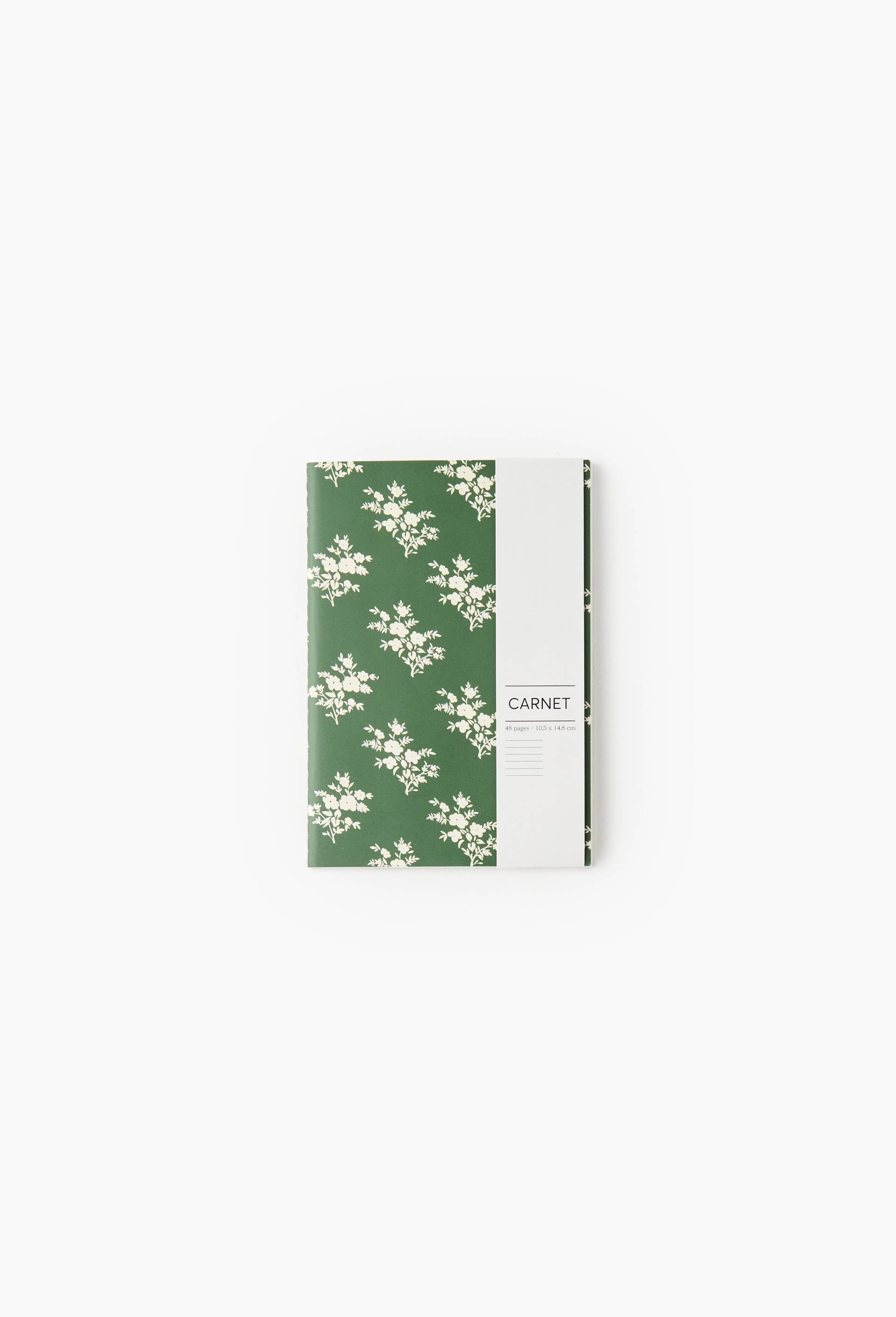 Carnet lign&eacute; A6, 48 pages, Vert, large image number 2.0