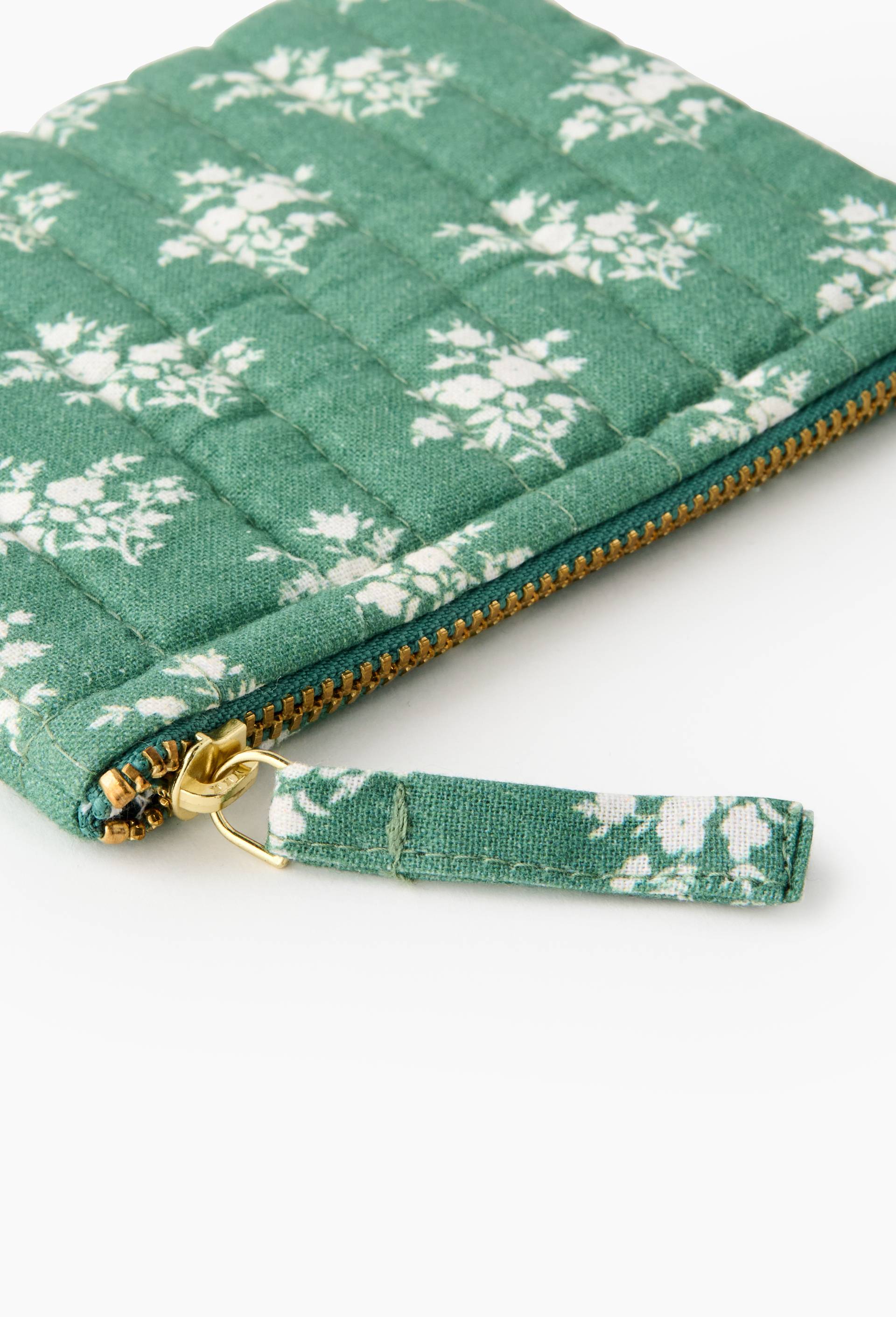 Trousse place quilt&eacute;e A6, Vert, large image number 1.0