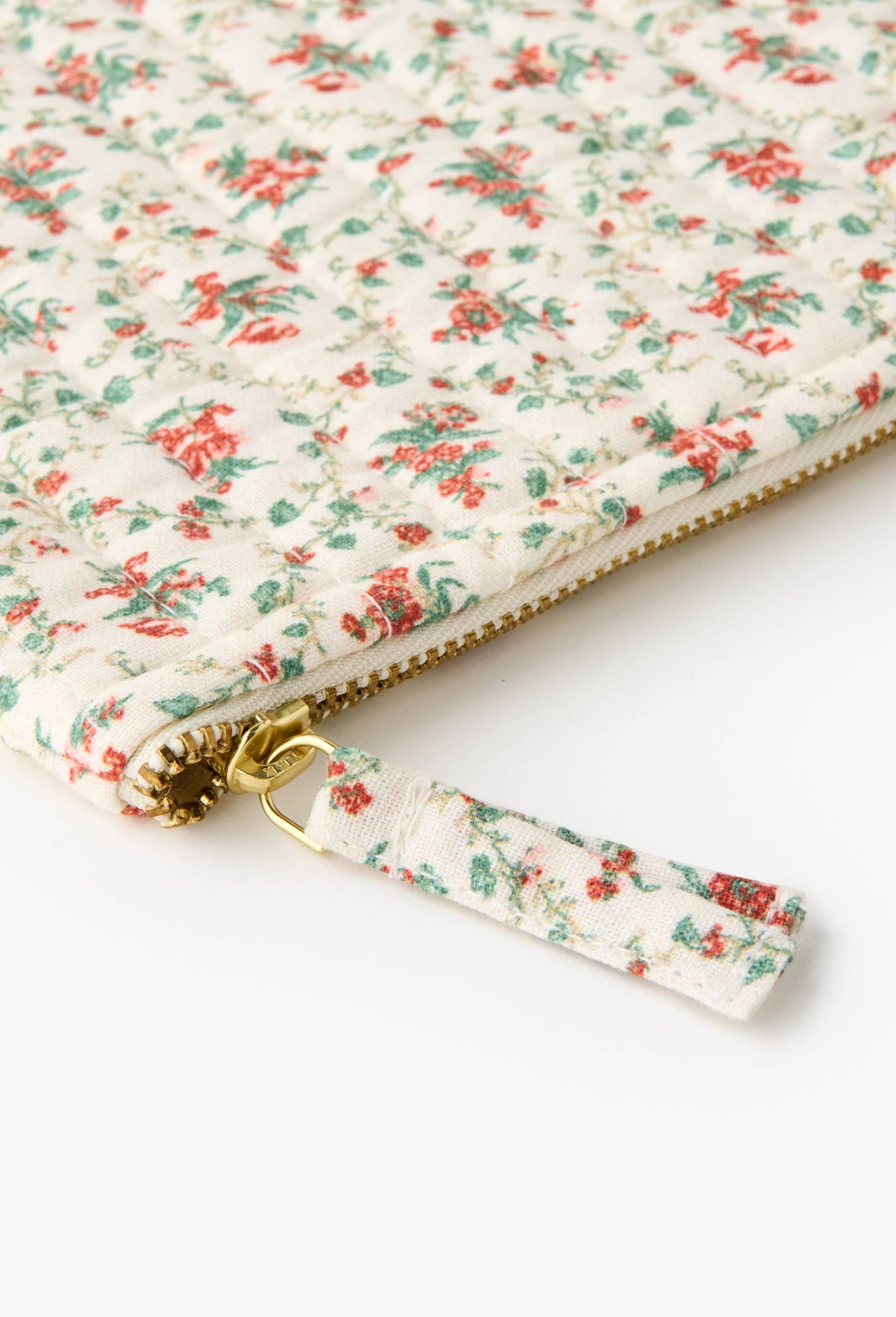 Trousse place quilt&eacute;e A5, Ecru, large image number 2.0
