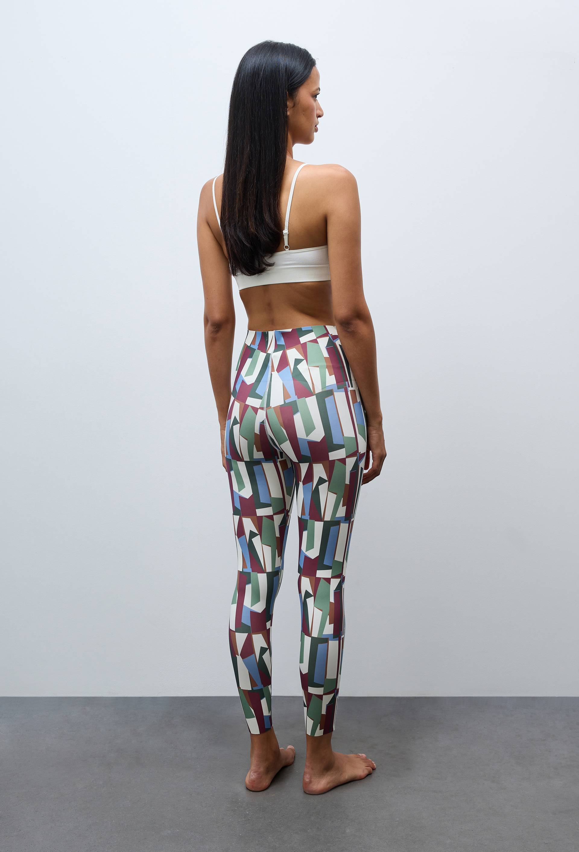 Legging de sport imprim&eacute;, Ecru, large image number 1.0