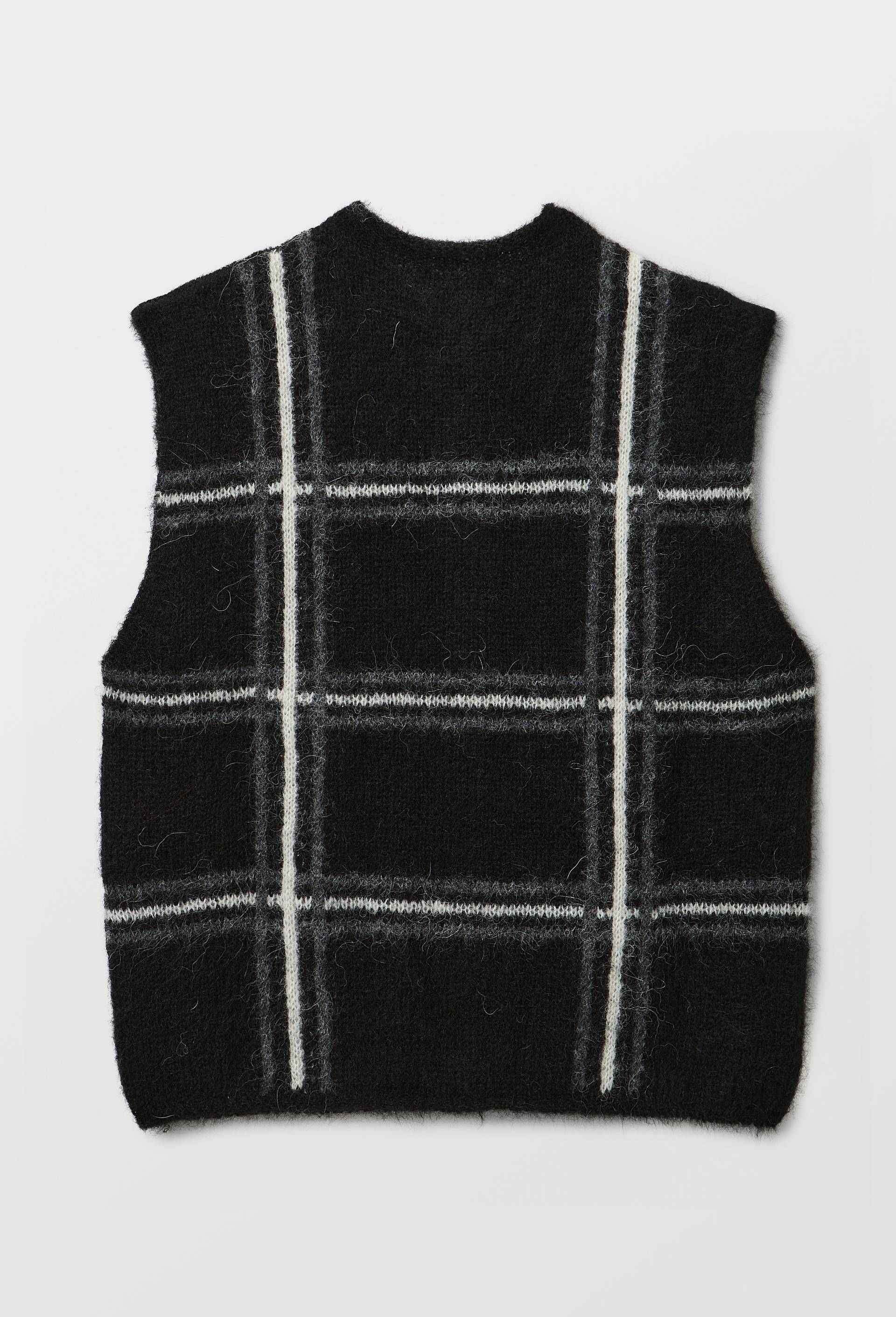 Cardigan sans manche en Alpaga, Noir, large image number 3