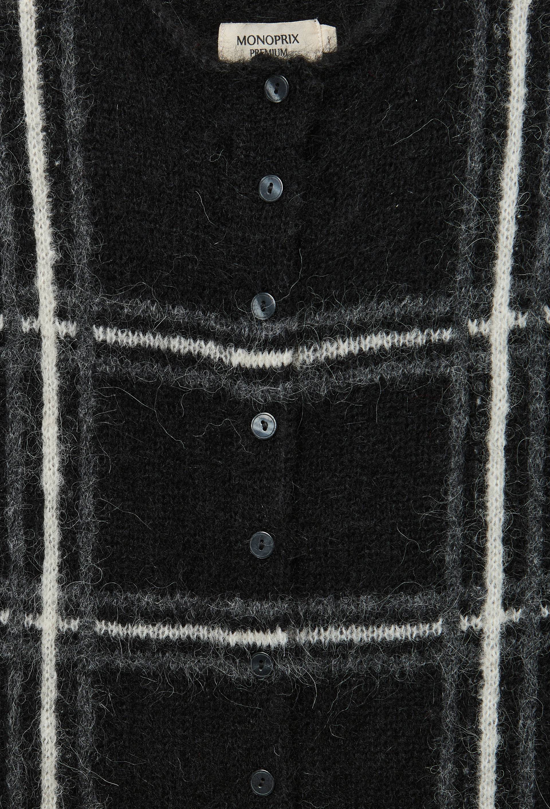 Cardigan sans manche en Alpaga, Noir, large image number 4.0