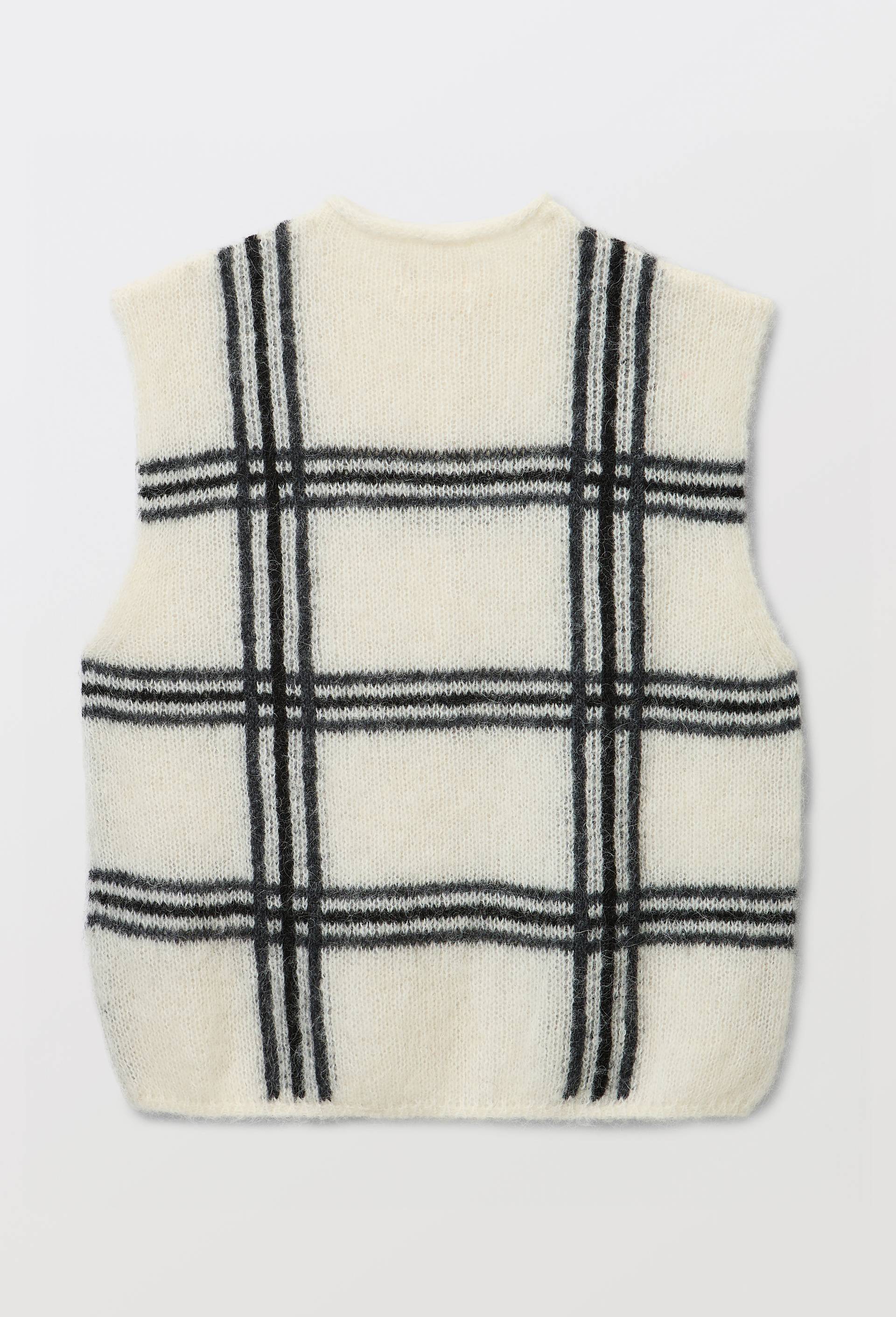 Cardigan sans manche en Alpaga, Ecru, large image number 3.0