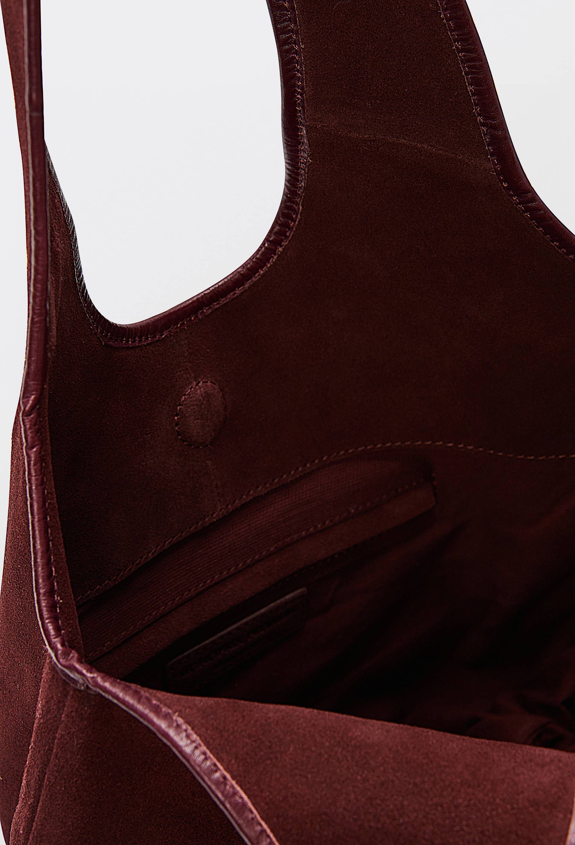 Tote bag en cuir, Rouge fonc&eacute;, large image number 2.0