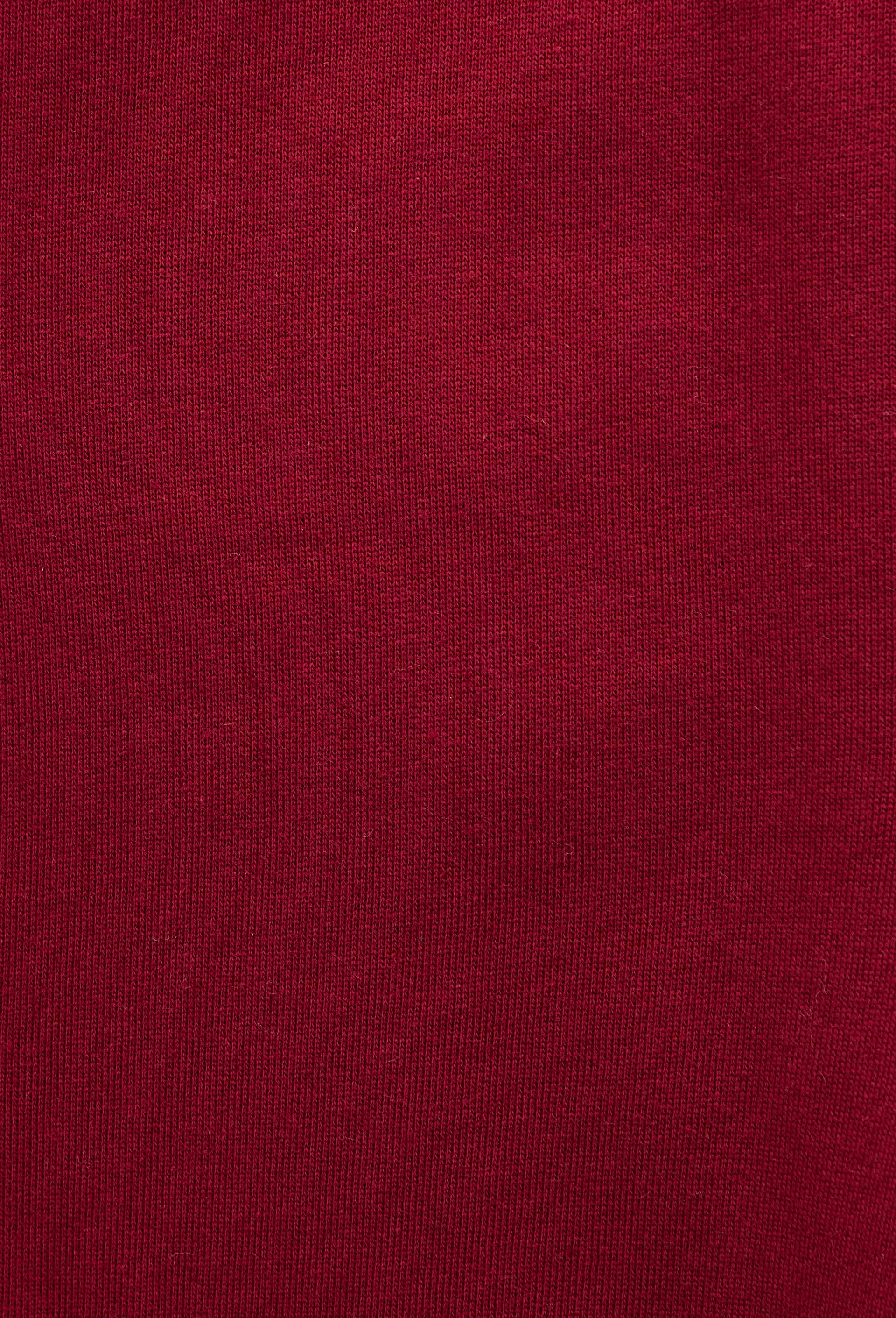 Jogging en coton piqu&eacute;, BIO, Rouge fonc&eacute;, large image number 4.0