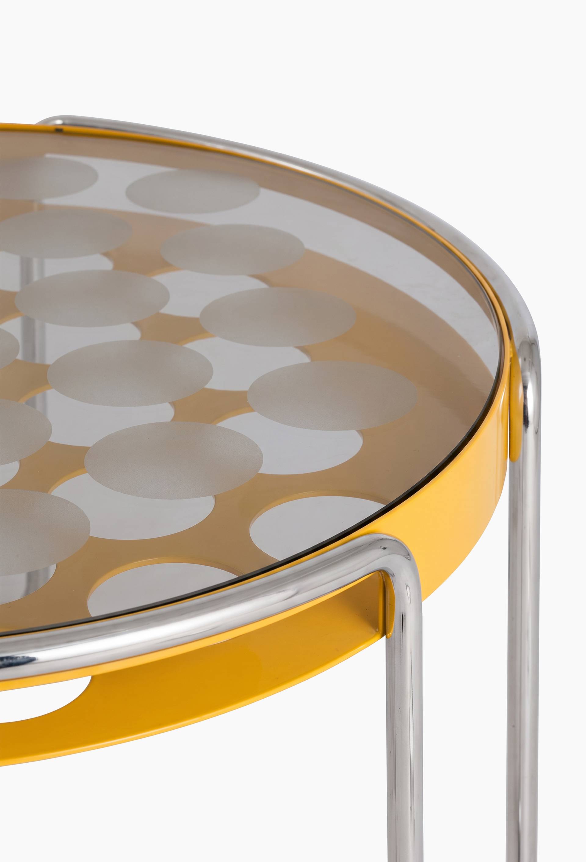 EXCLU WEB -Table basse, 84xH47 - HALL HAUS x MONOPRIX, Jaune, large image number 2.0