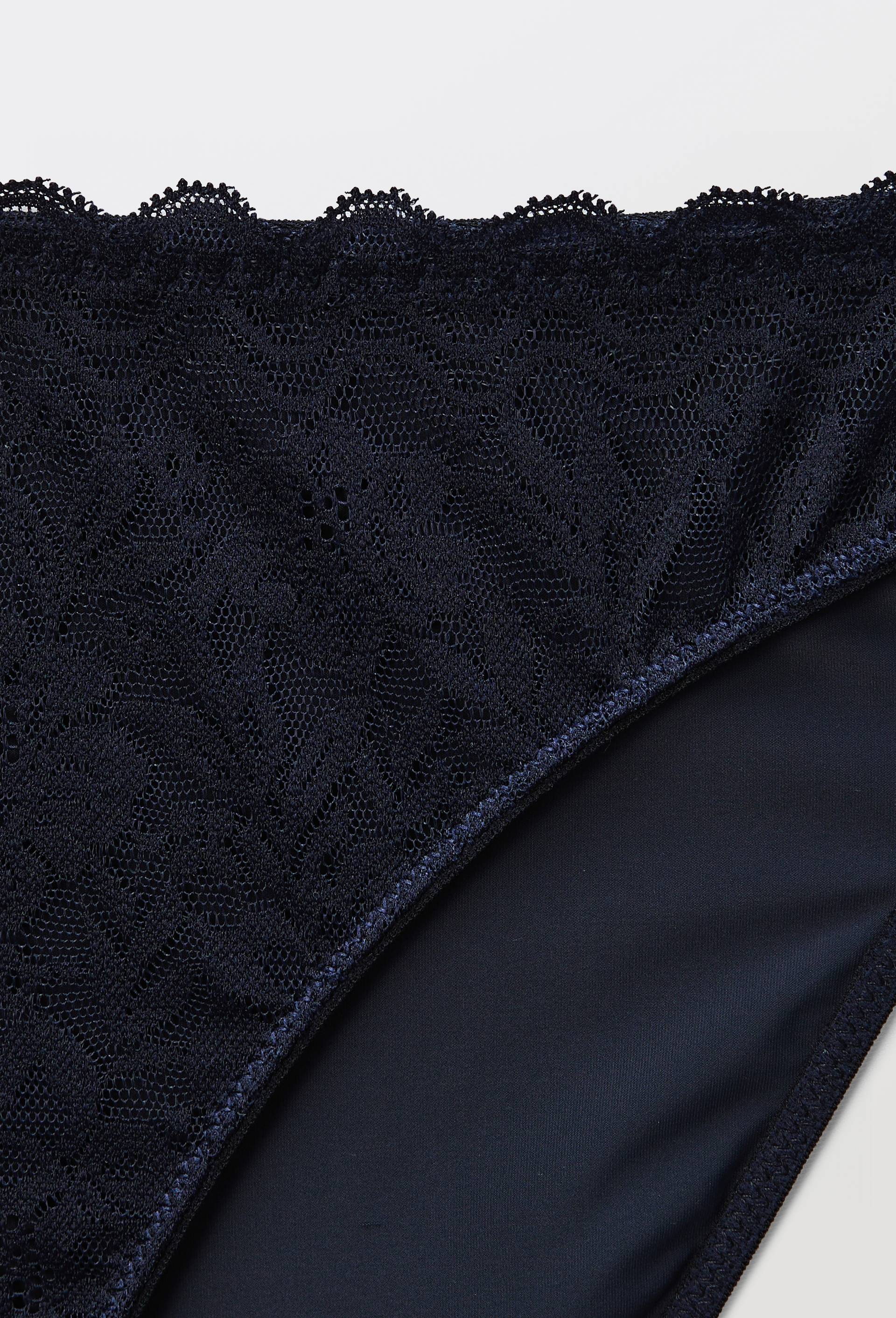 Culotte LUCILE en dentelle, Bleu fonc&eacute;, large image number 4