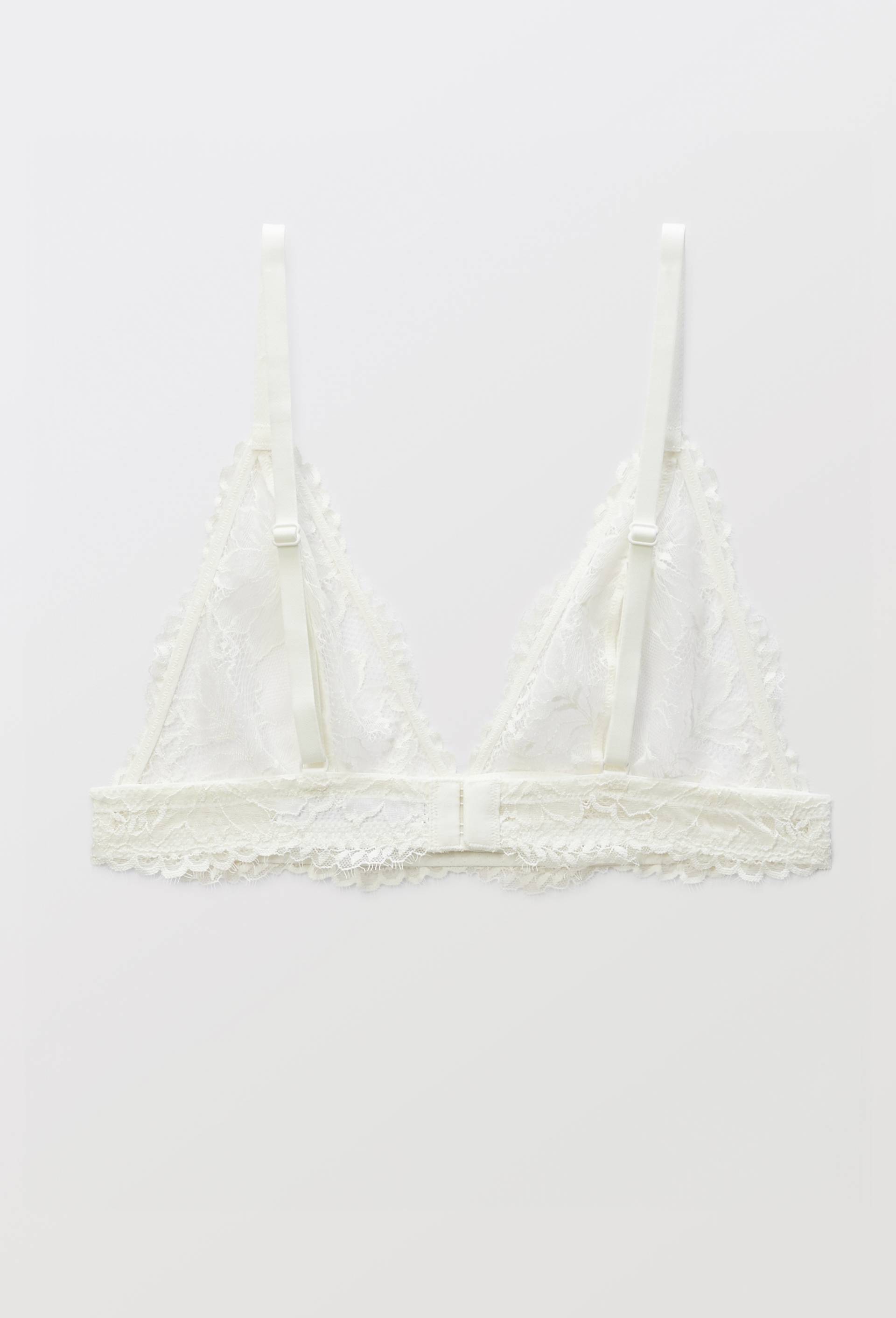 Soutien-gorge triangle ELISE en dentelle, Ecru, large image number 3.0