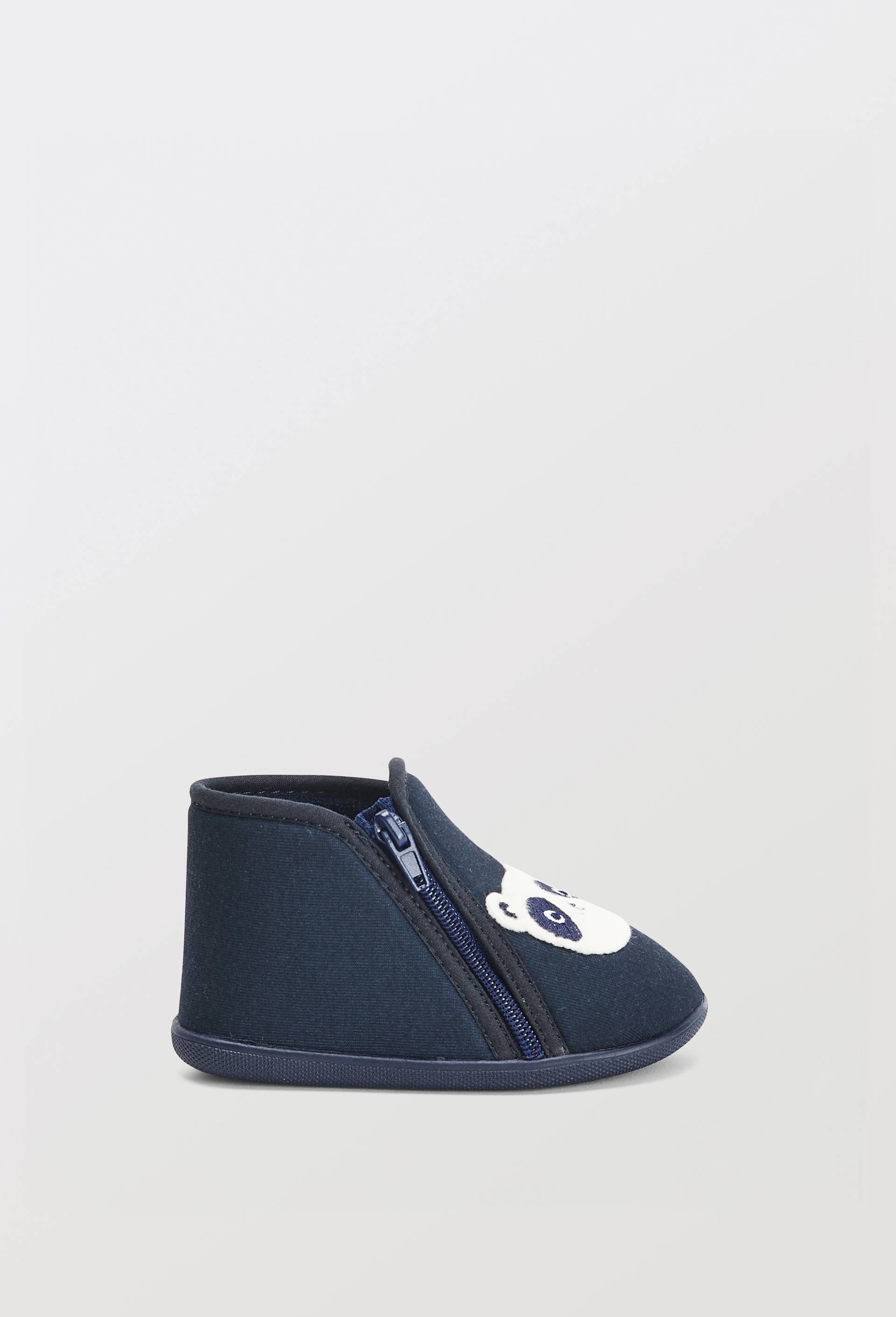 CHAUSSON BRODE BB, Bleu fonc&eacute;, large image number 1