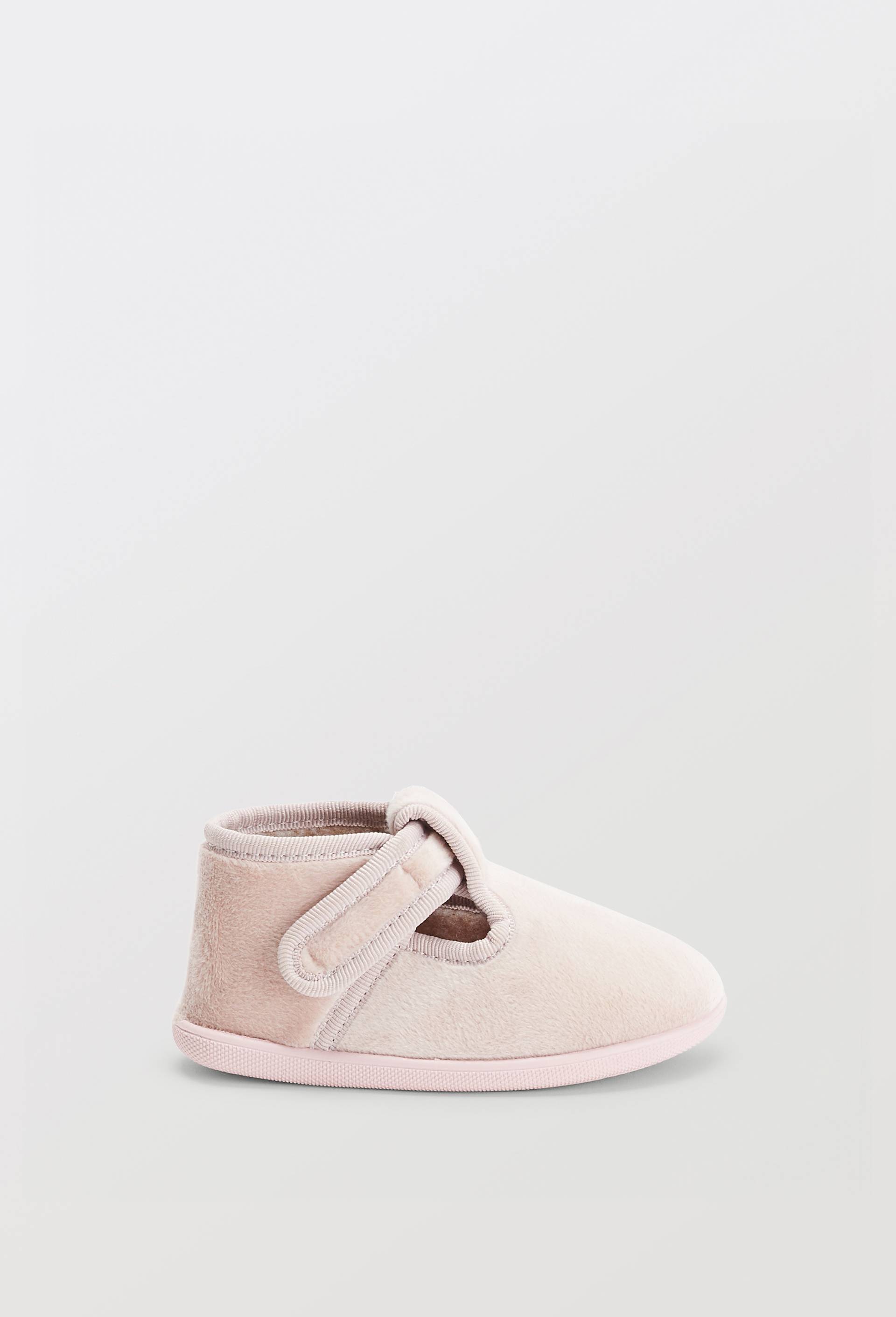 CHAUSSON BEBE VELOUR, Violet, large image number 1
