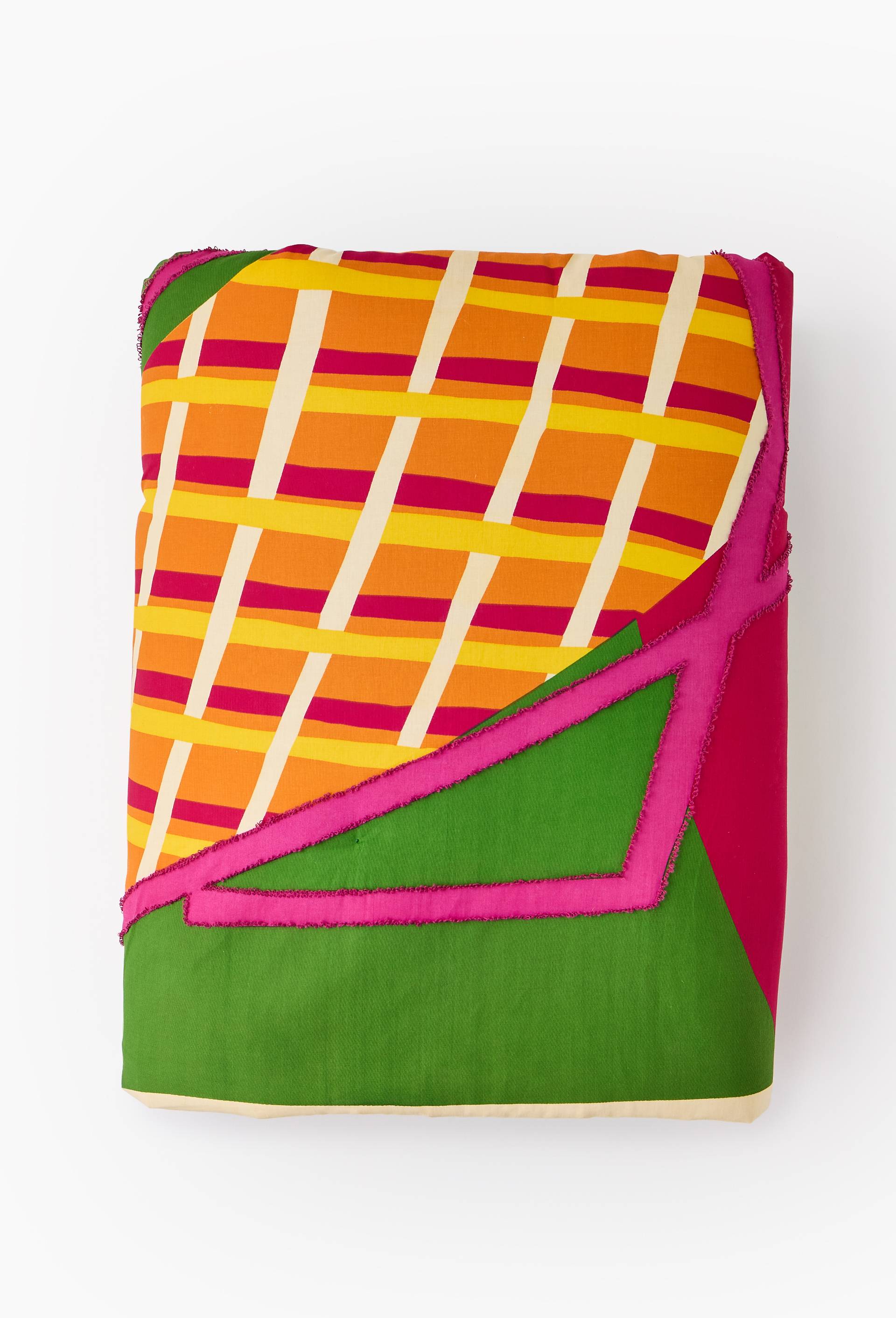 Boutis brod&eacute;, 130x180cm, en coton - LES CRAFTIES x MONOPRIX, Multicolore, large image number 2
