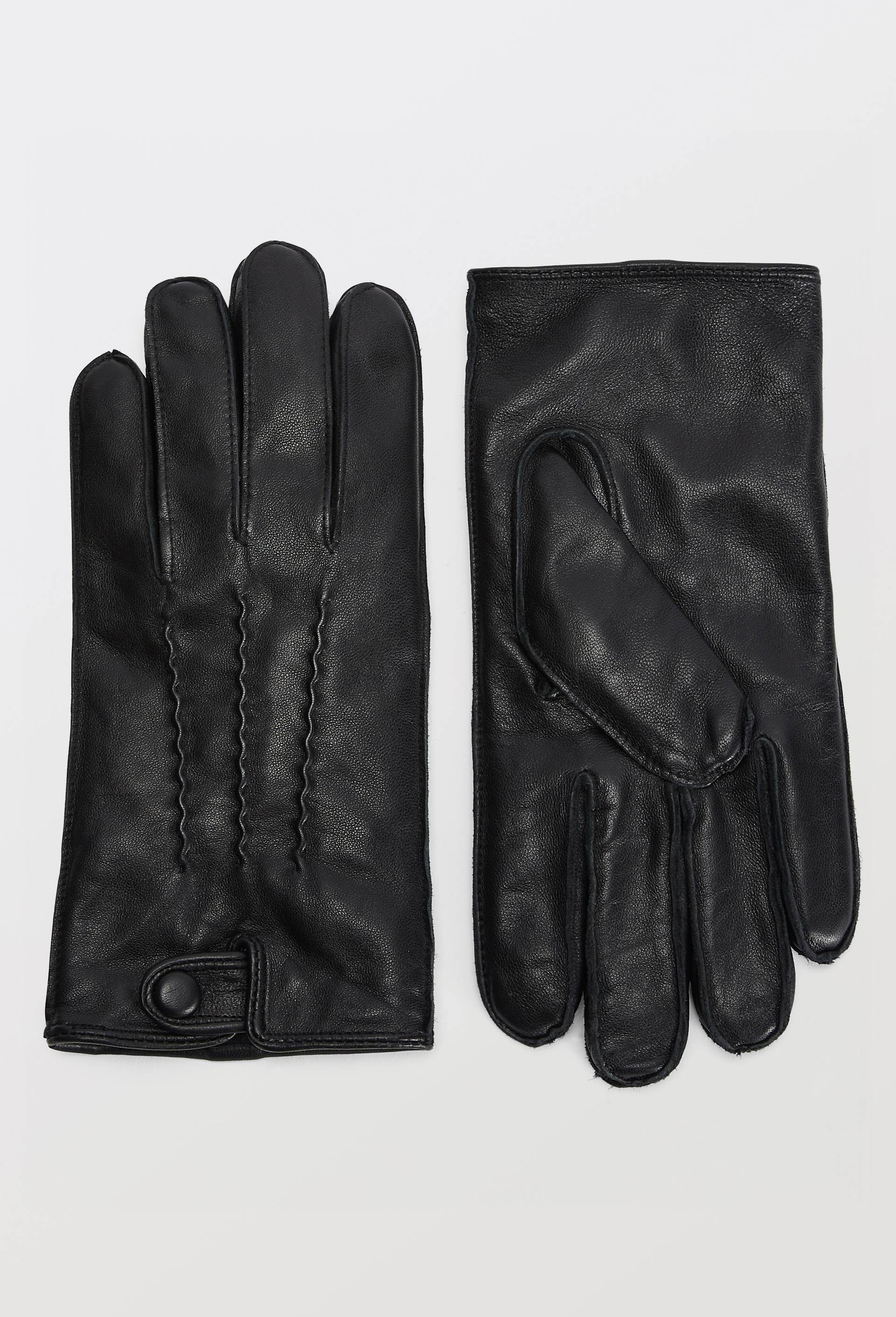 Gants en cuir, Noir, large image number 0