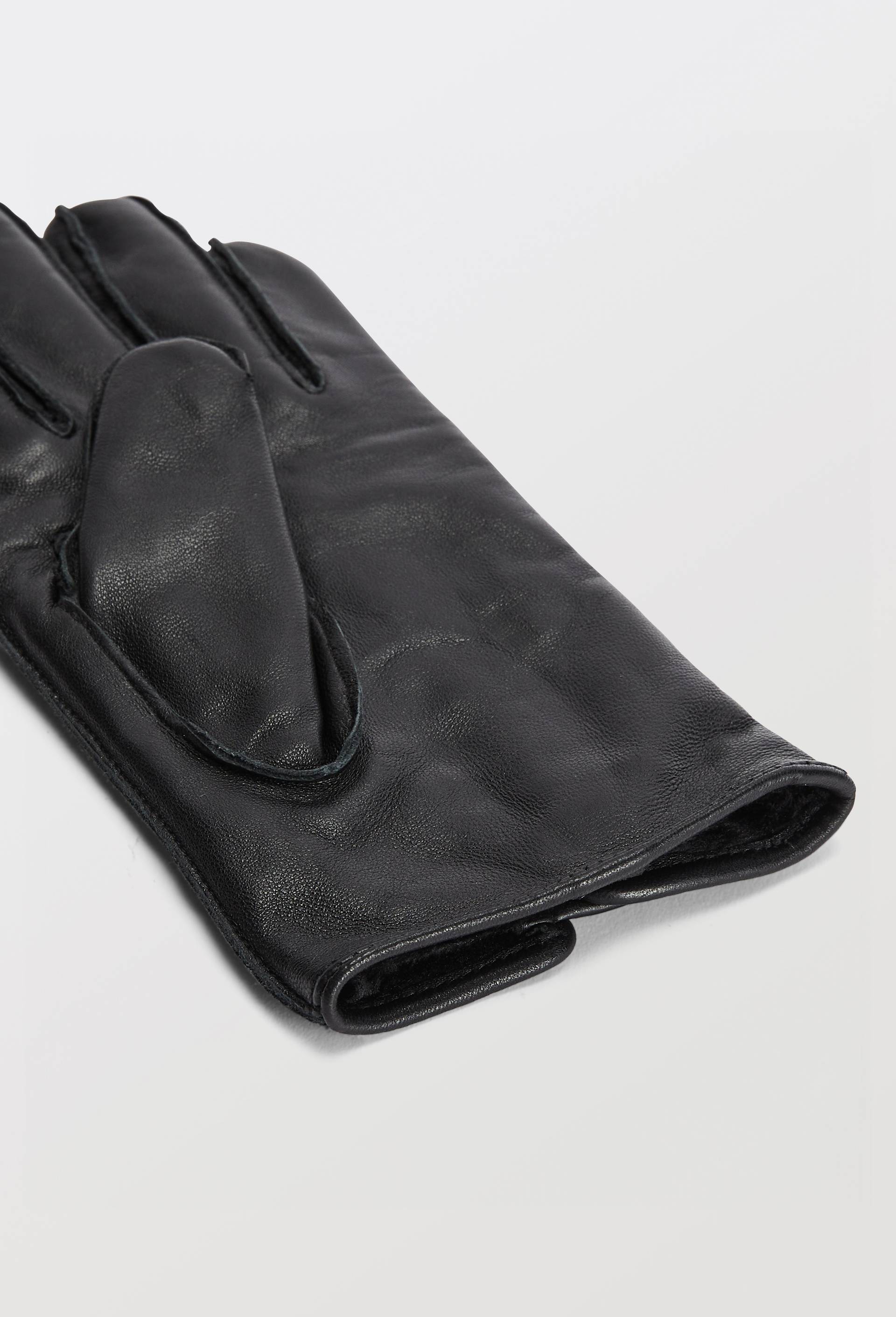 Gants en cuir, Noir, large image number 1.0