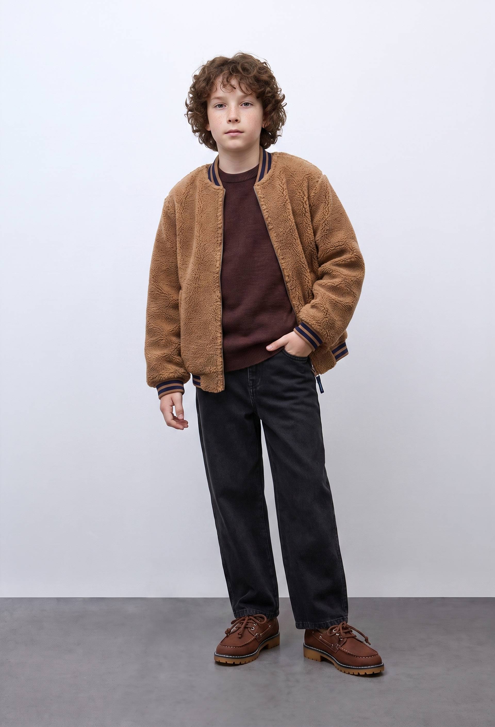 Bomber sherpa, Beige, large image number 0.0