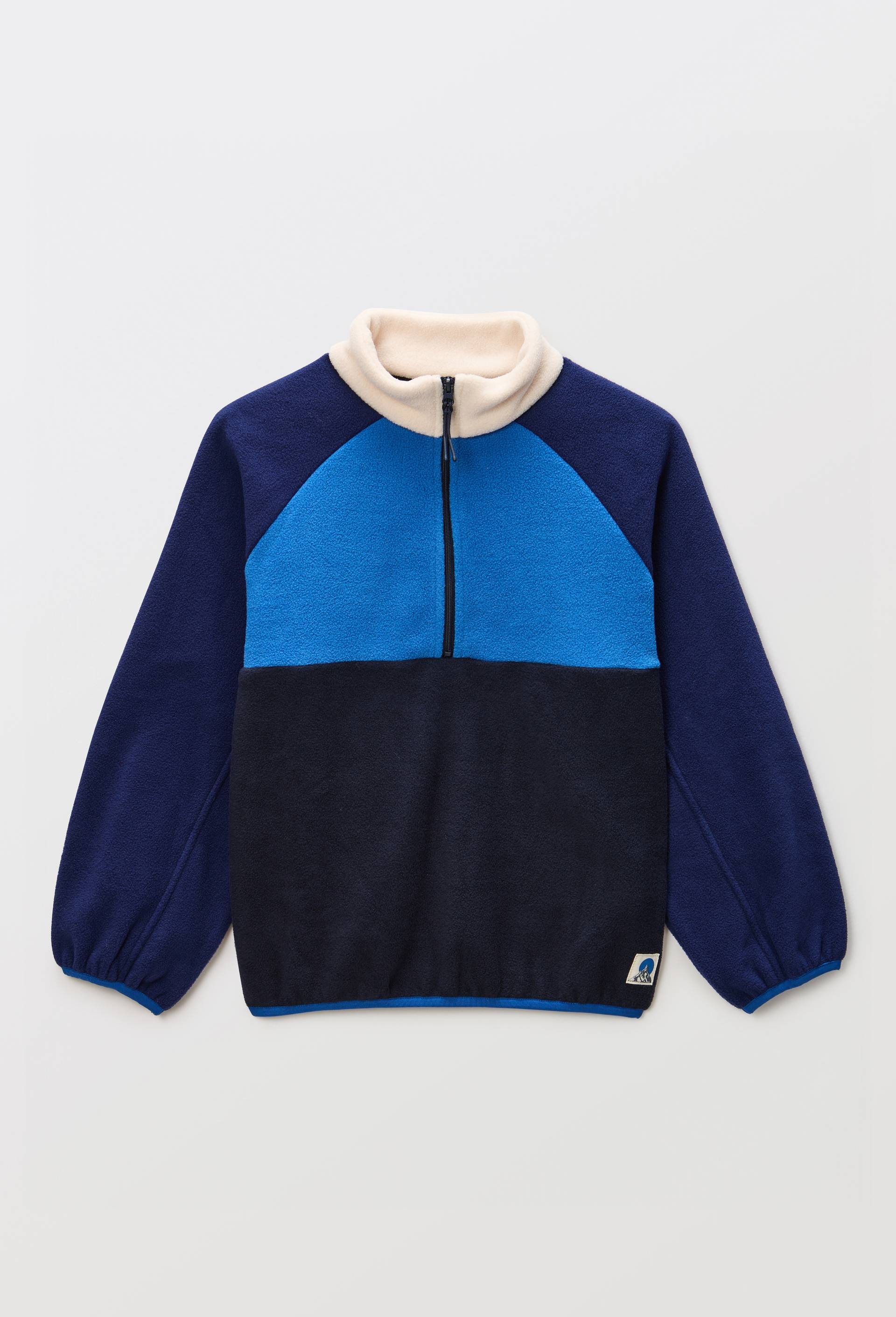 Veste polaire avec poche poitrine, Bleu, large image number 2