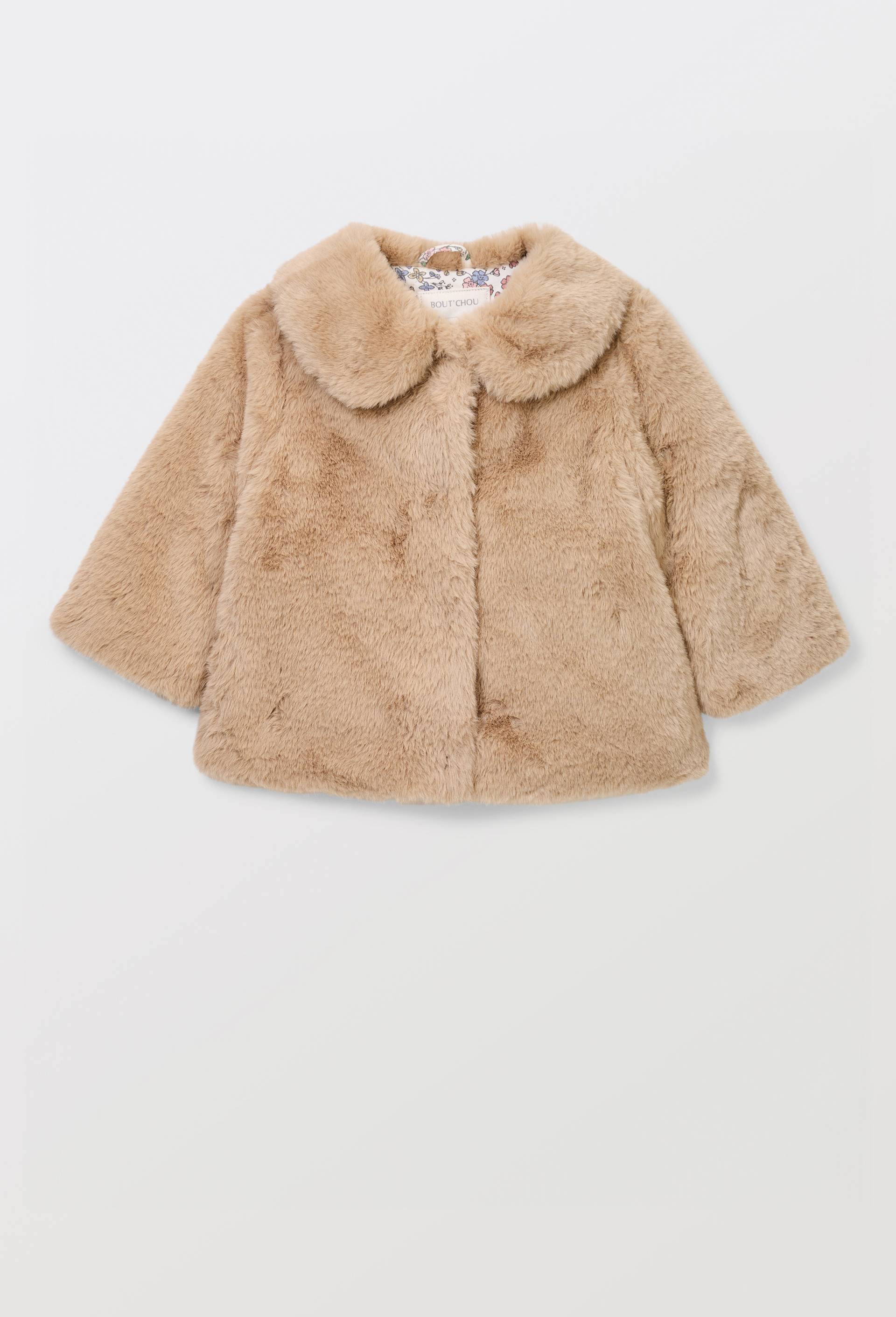 Veste en fausse fourrure, Brun clair, large image number 1.0