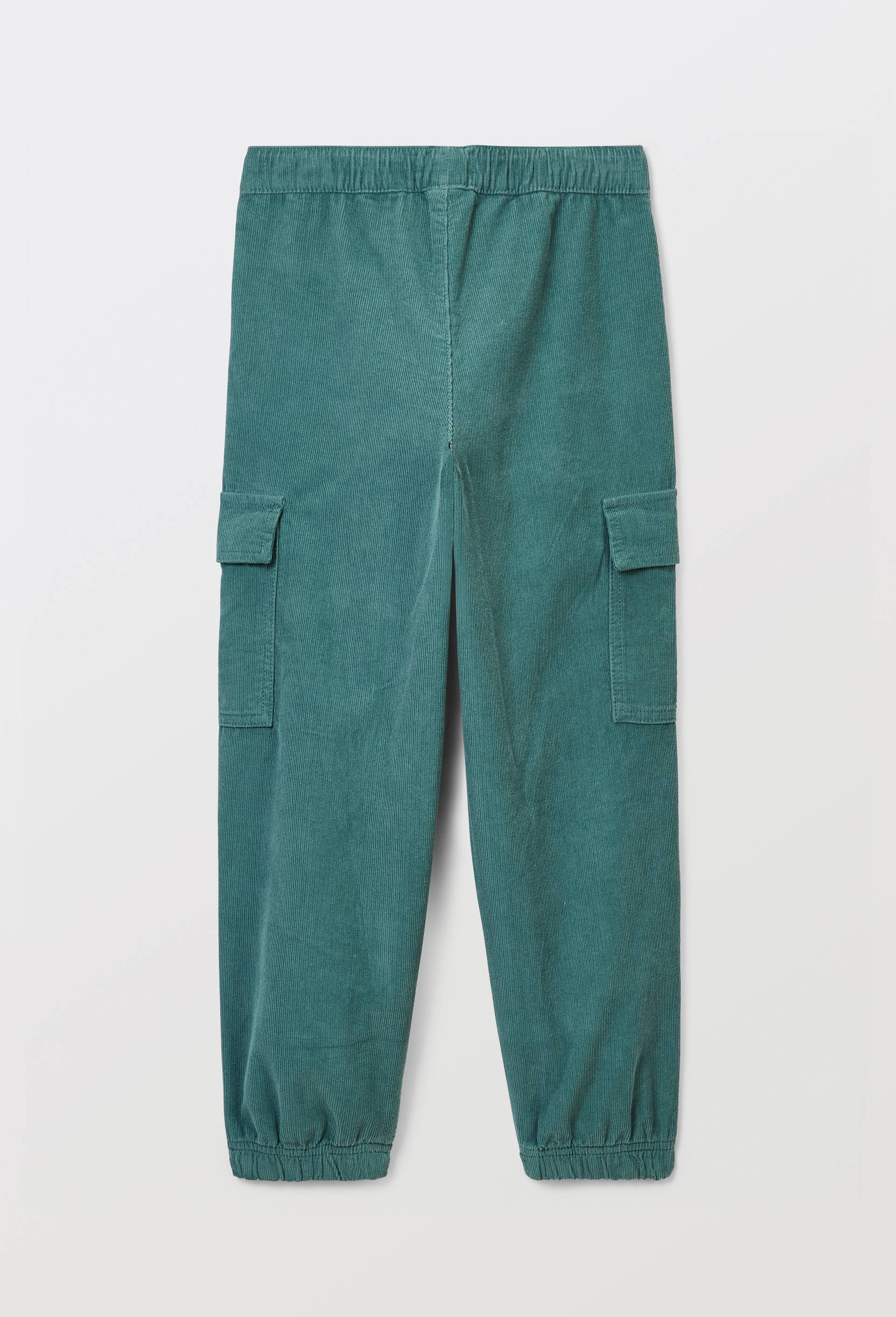 Pantalon en velours &agrave; poches, Vert fonc&eacute;, large image number 2