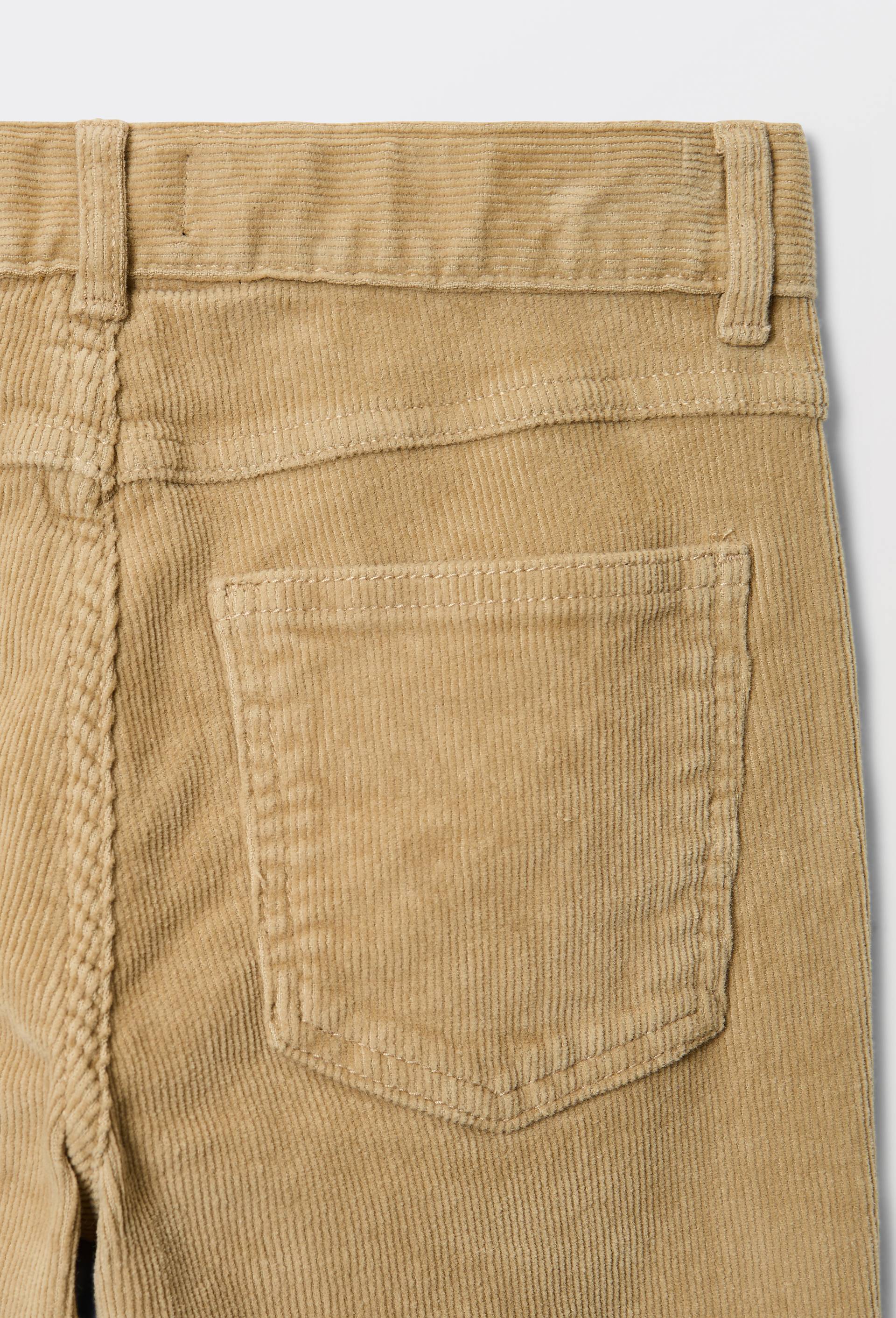 Pantalon slim en velours en coton, Beige, large image number 3.0