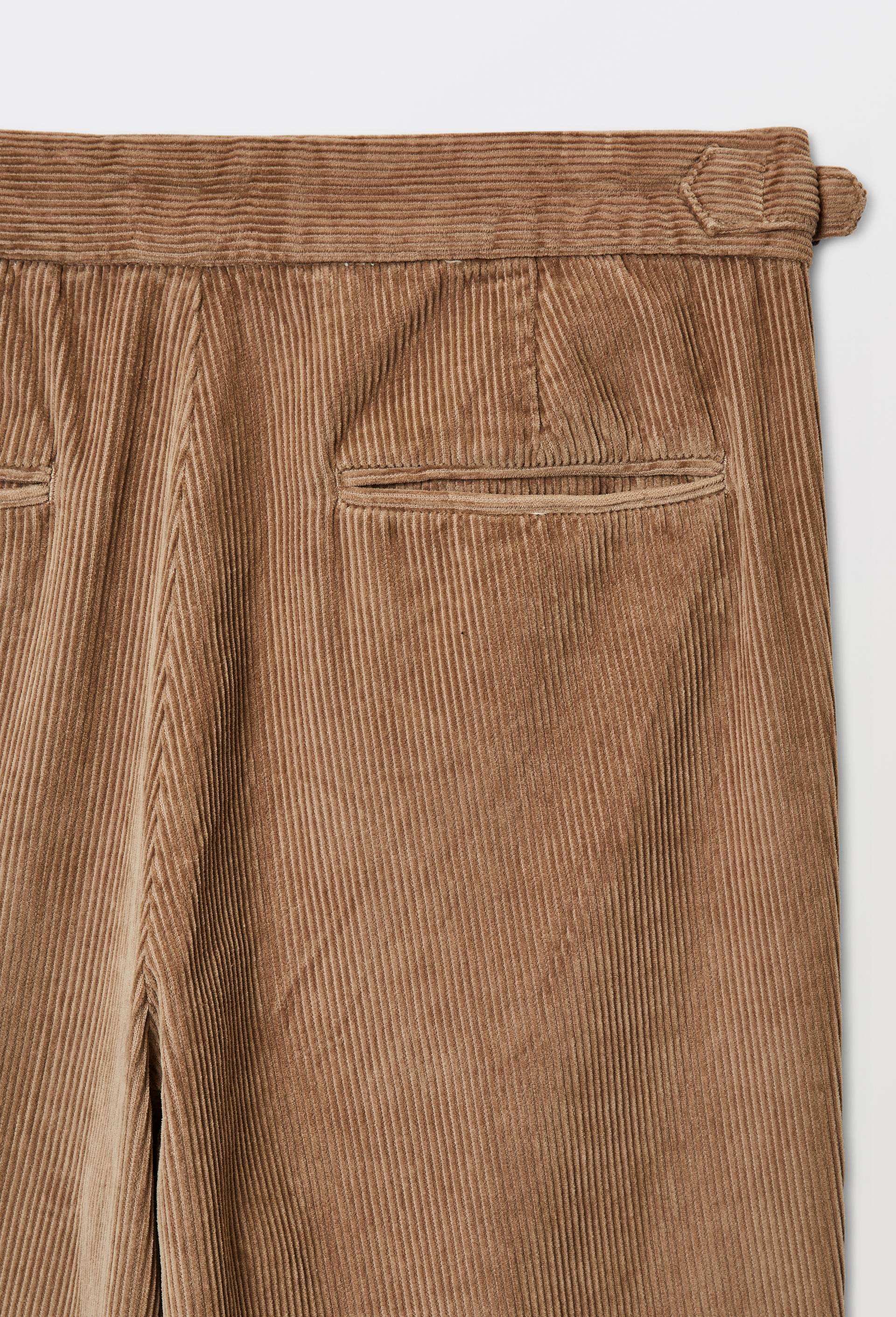 Pantalon velours en coton, Brun, large image number 5