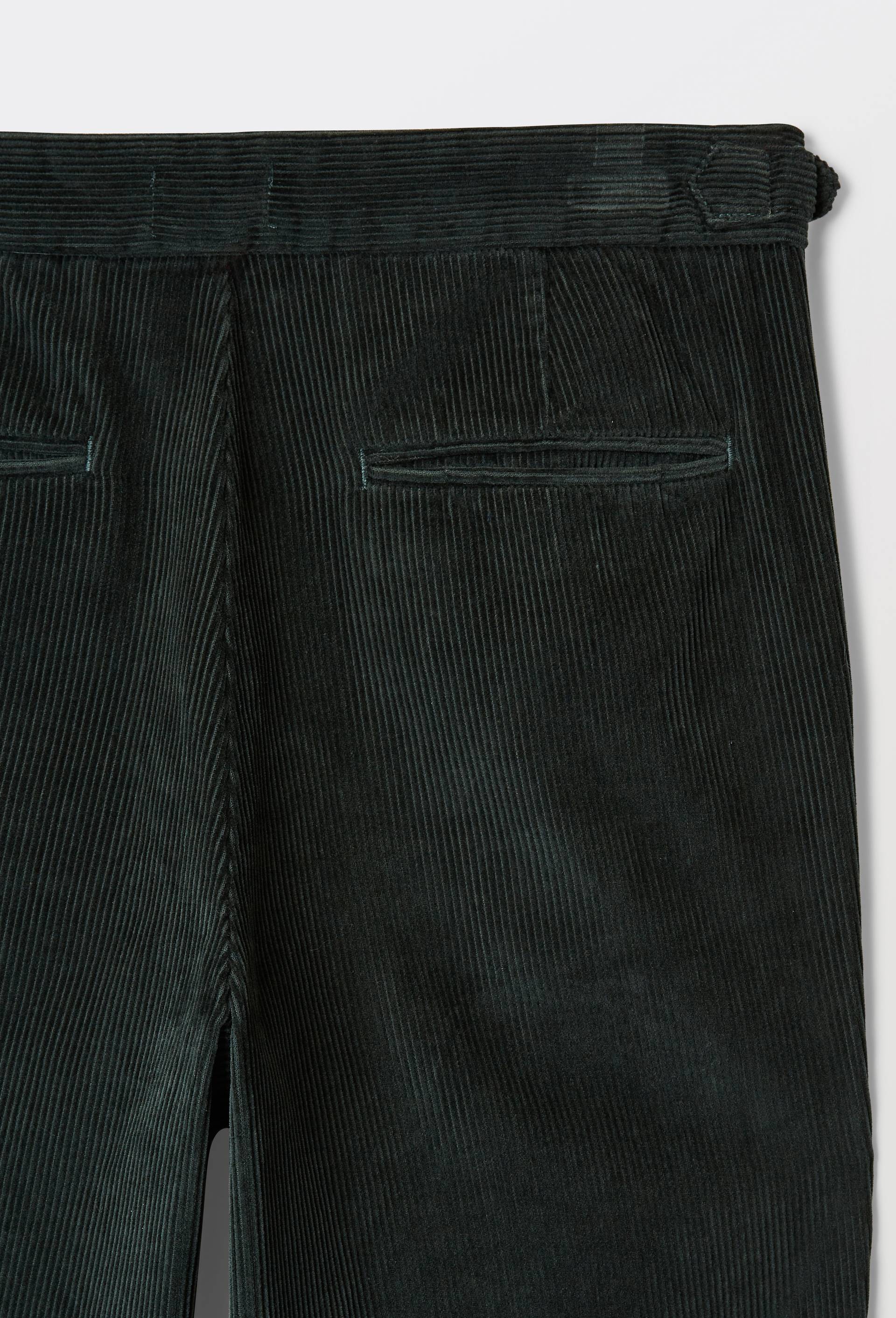 Pantalon velours en coton, Vert fonc&eacute;, large image number 5