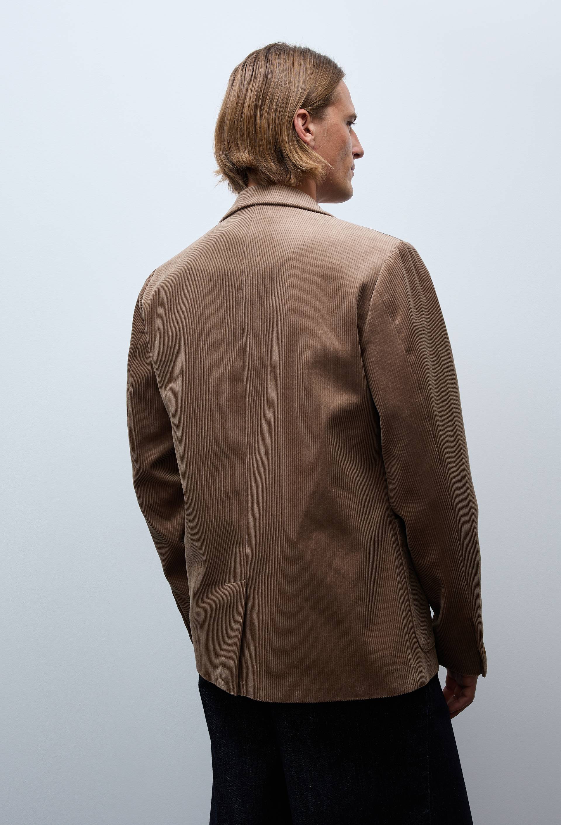 Veste blazer en velours, Brun, large image number 2