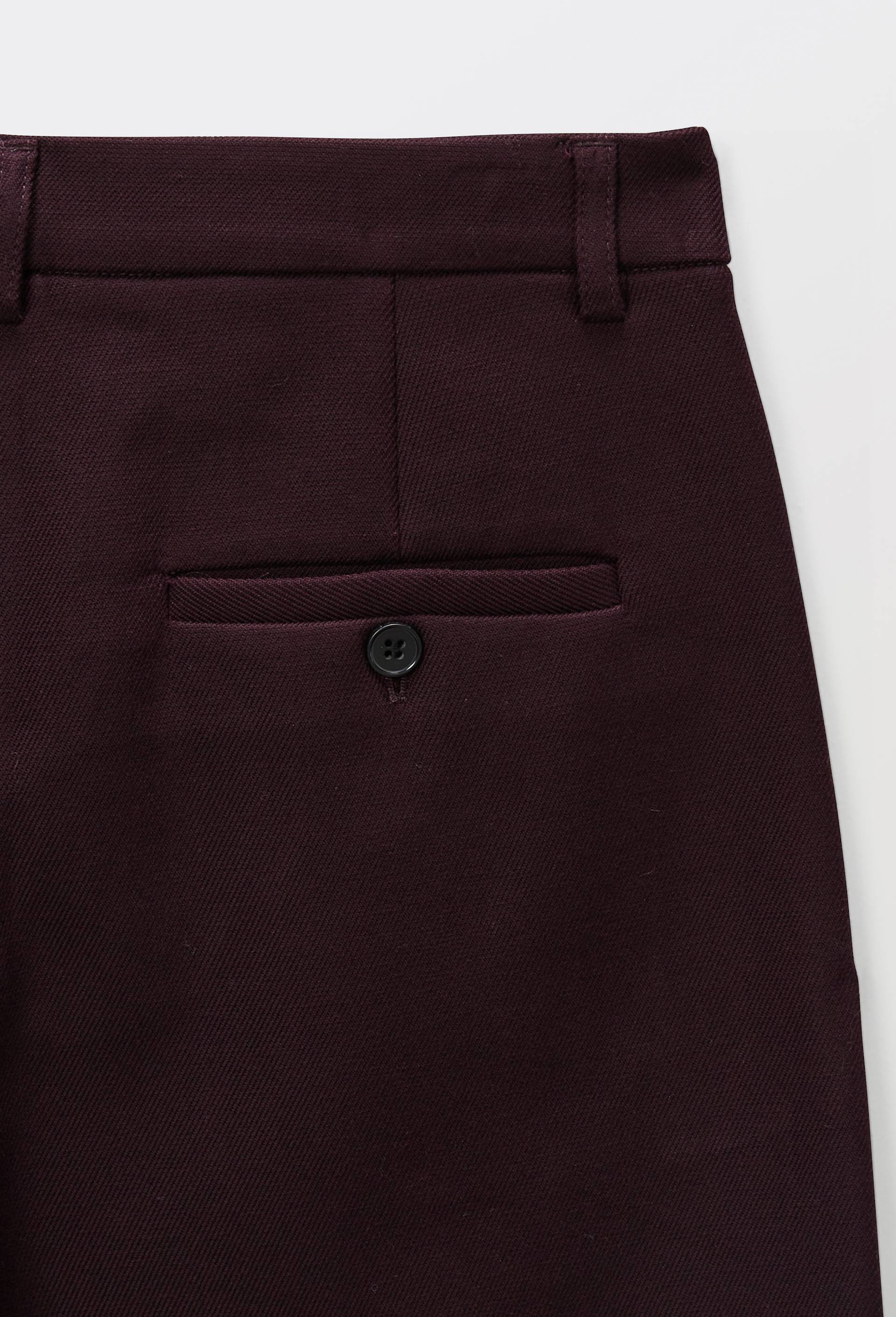 Pantalon large fluide uni, Brun fonc&eacute;, large image number 4.0