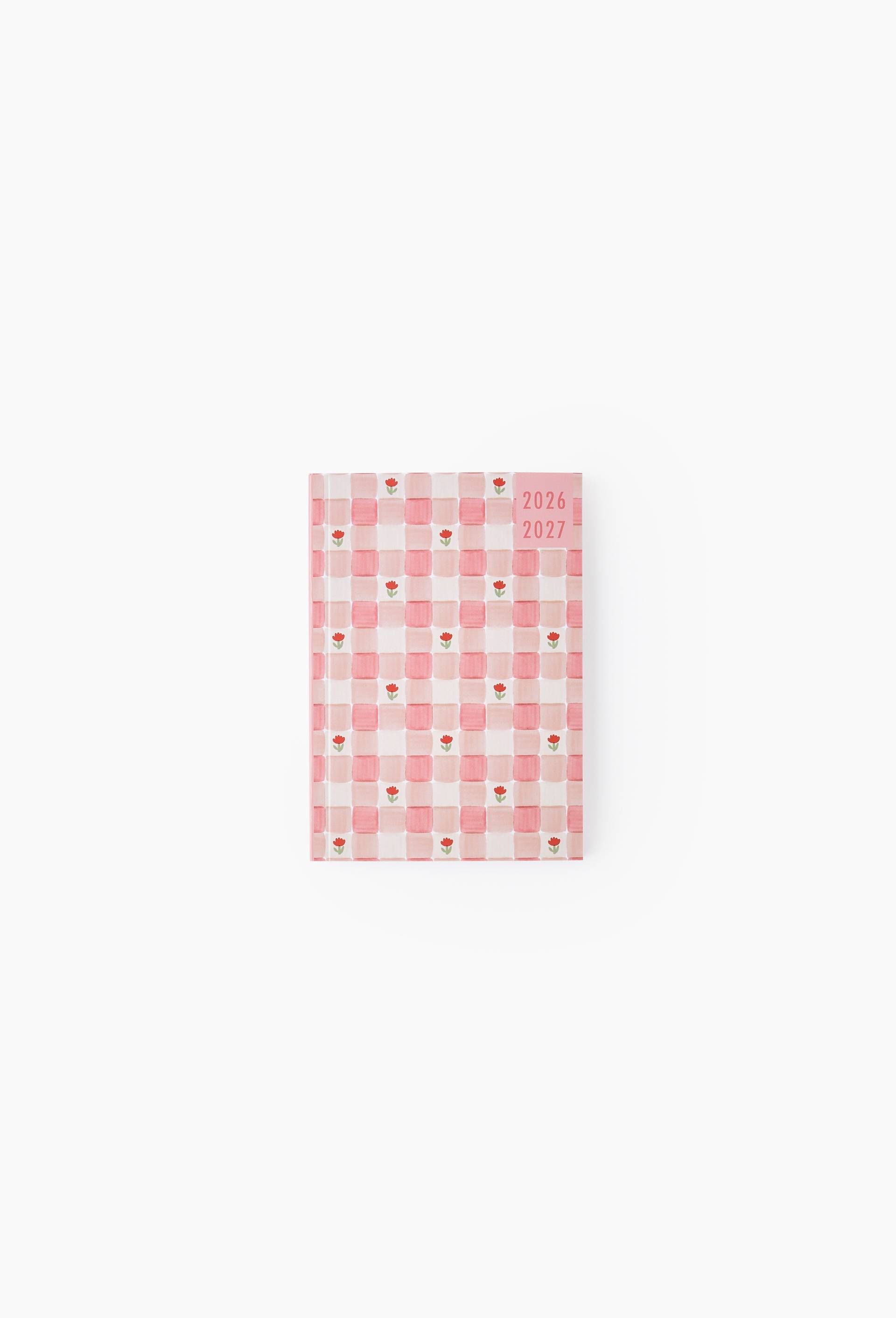 Agenda scolaire monoprix 12 x 17cm, Rose clair, large image number 0.0