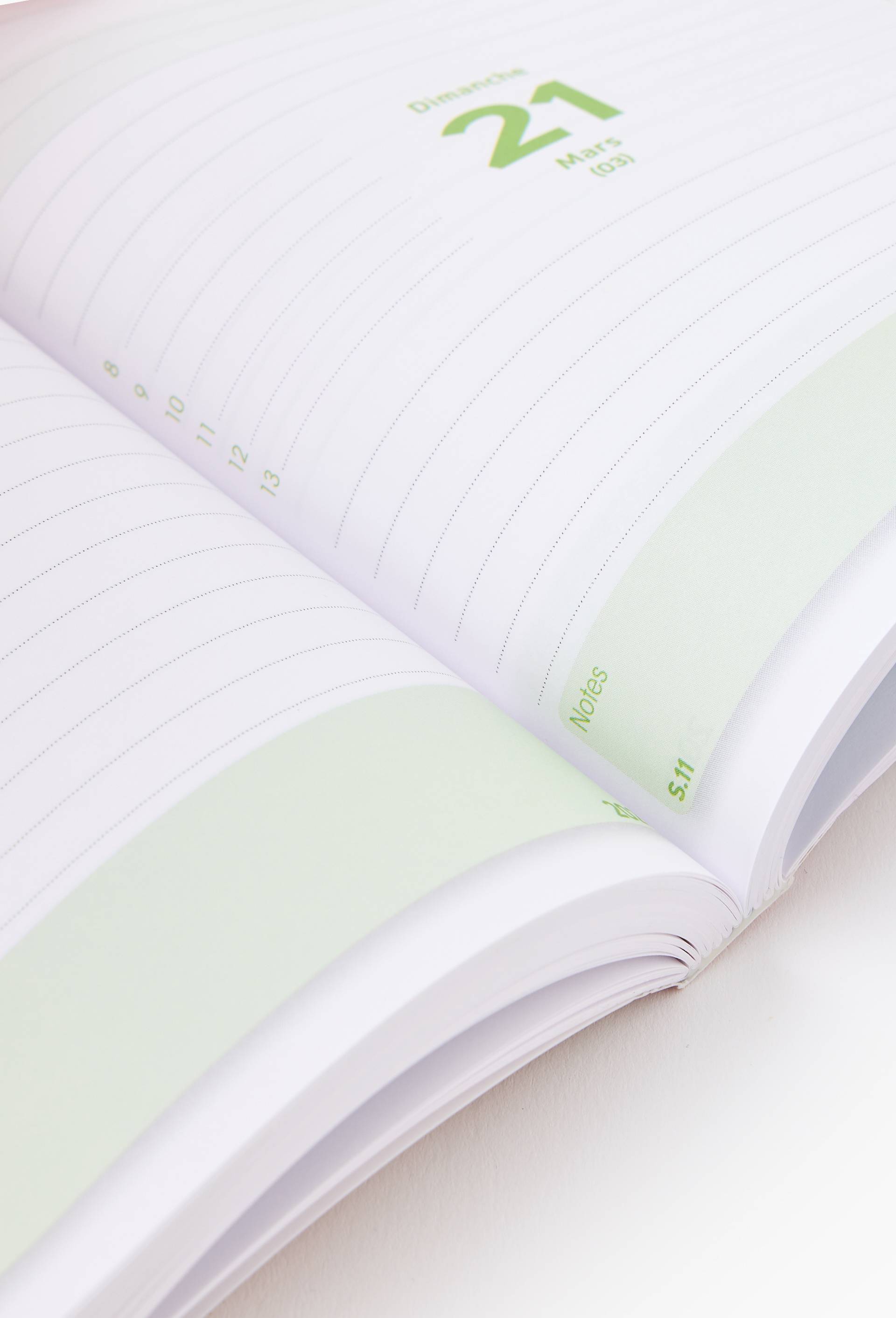 Agenda scolaire monoprix 12 x 17cm, Rose clair, large image number 1.0