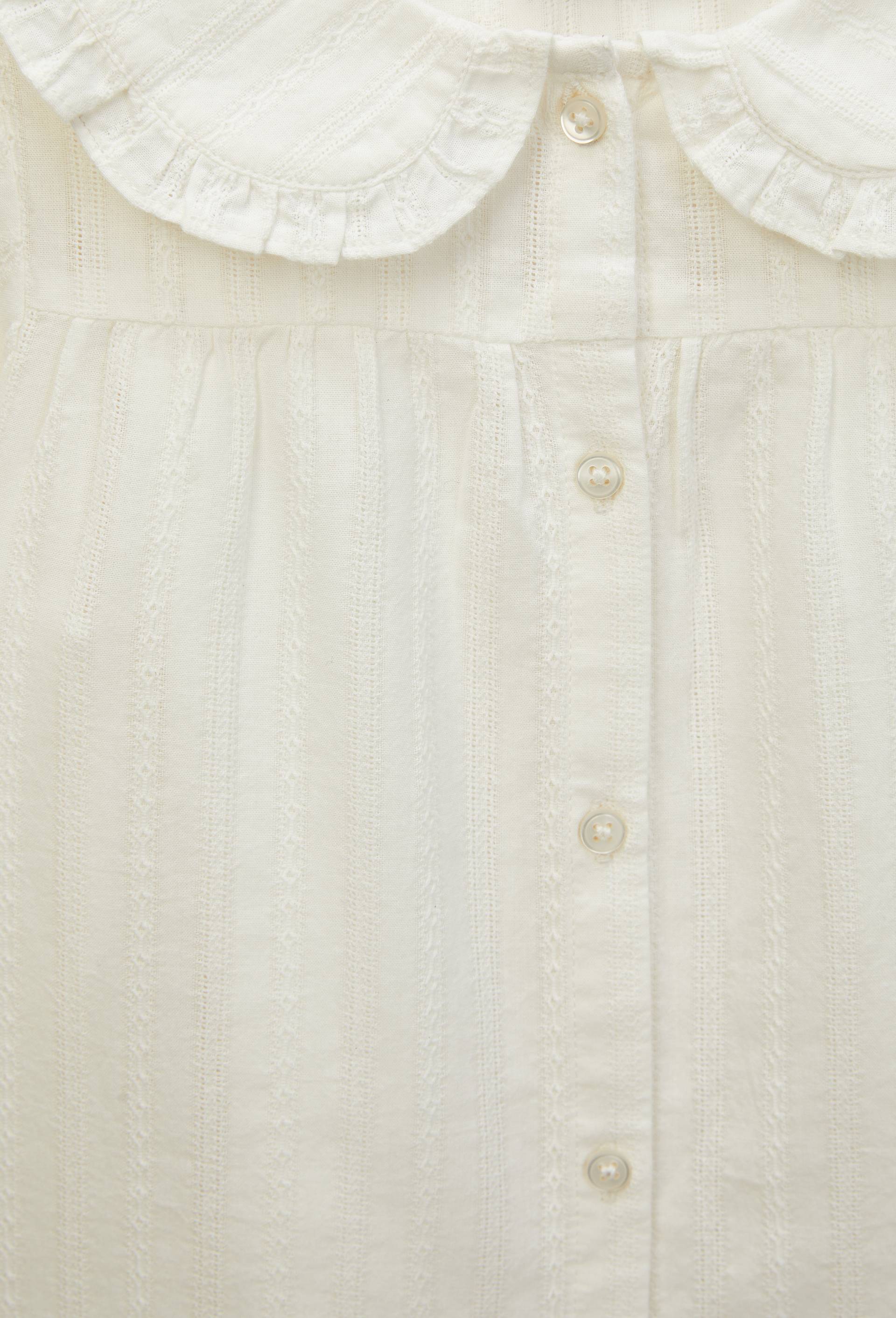 Blouse fantaisie en coton BIO GOTS, Ecru, large image number 3