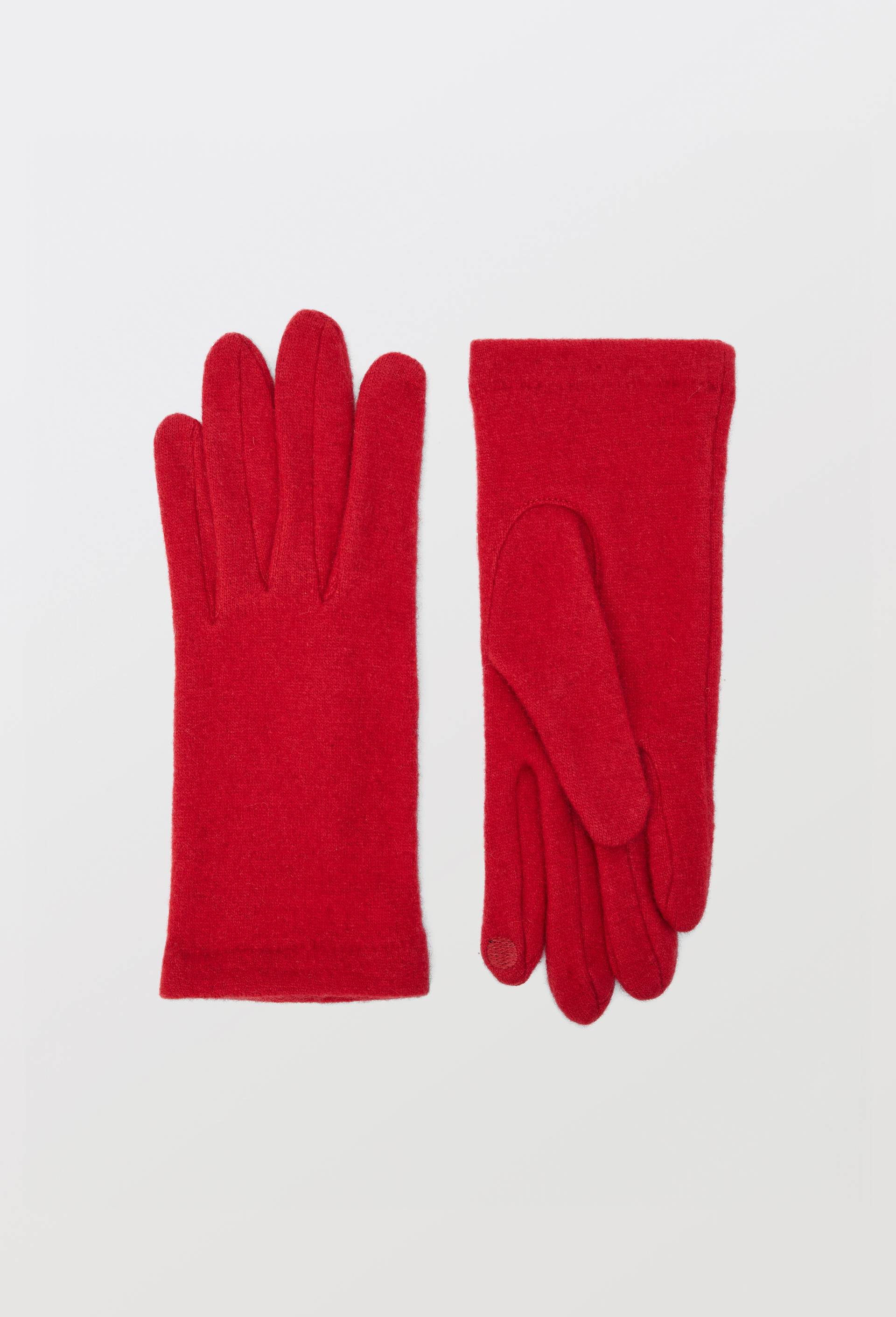 Gants tactiles contenant de la laine, Rouge, swatch image