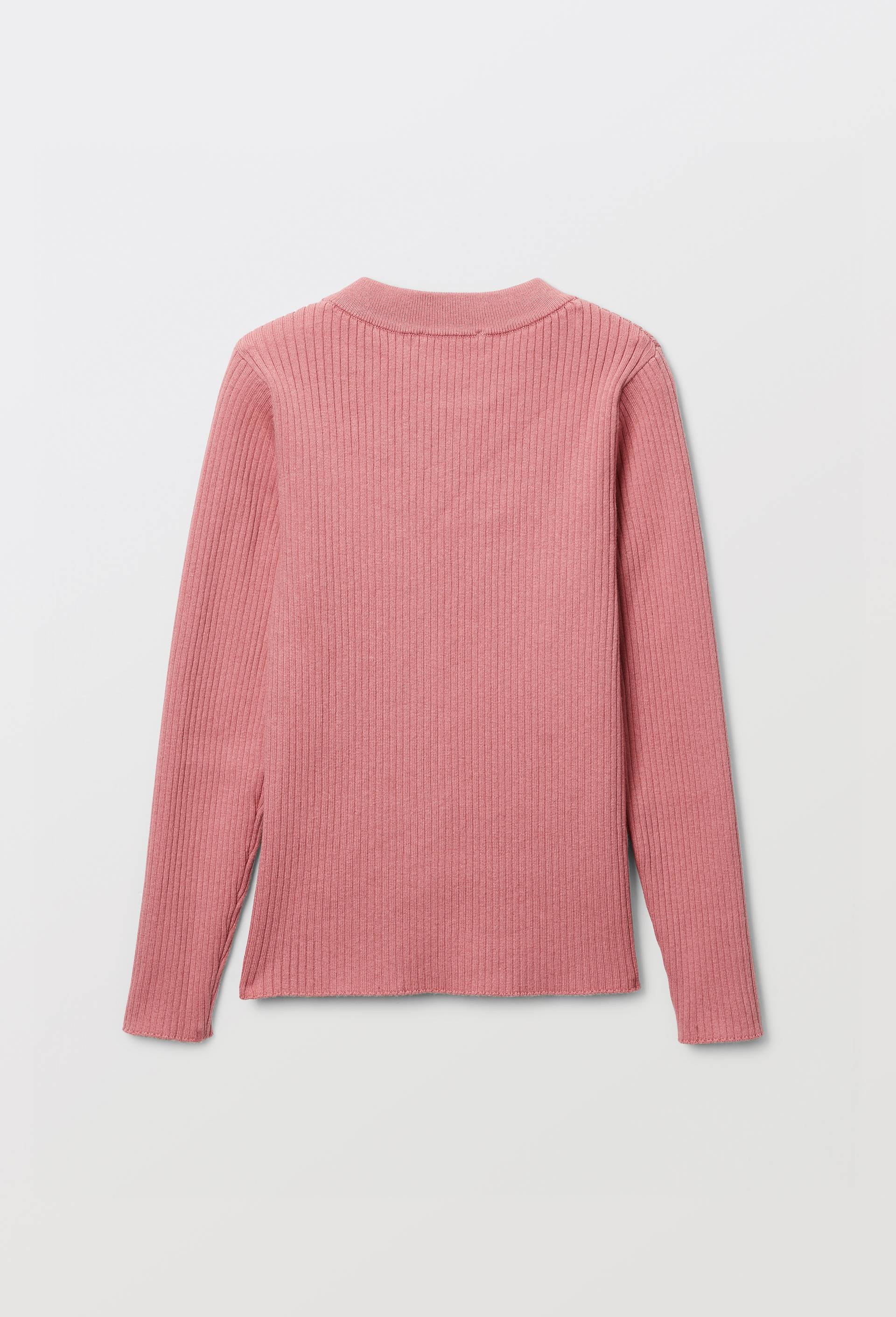 Sous pull en coton et cachemire, Rose, large image number 2