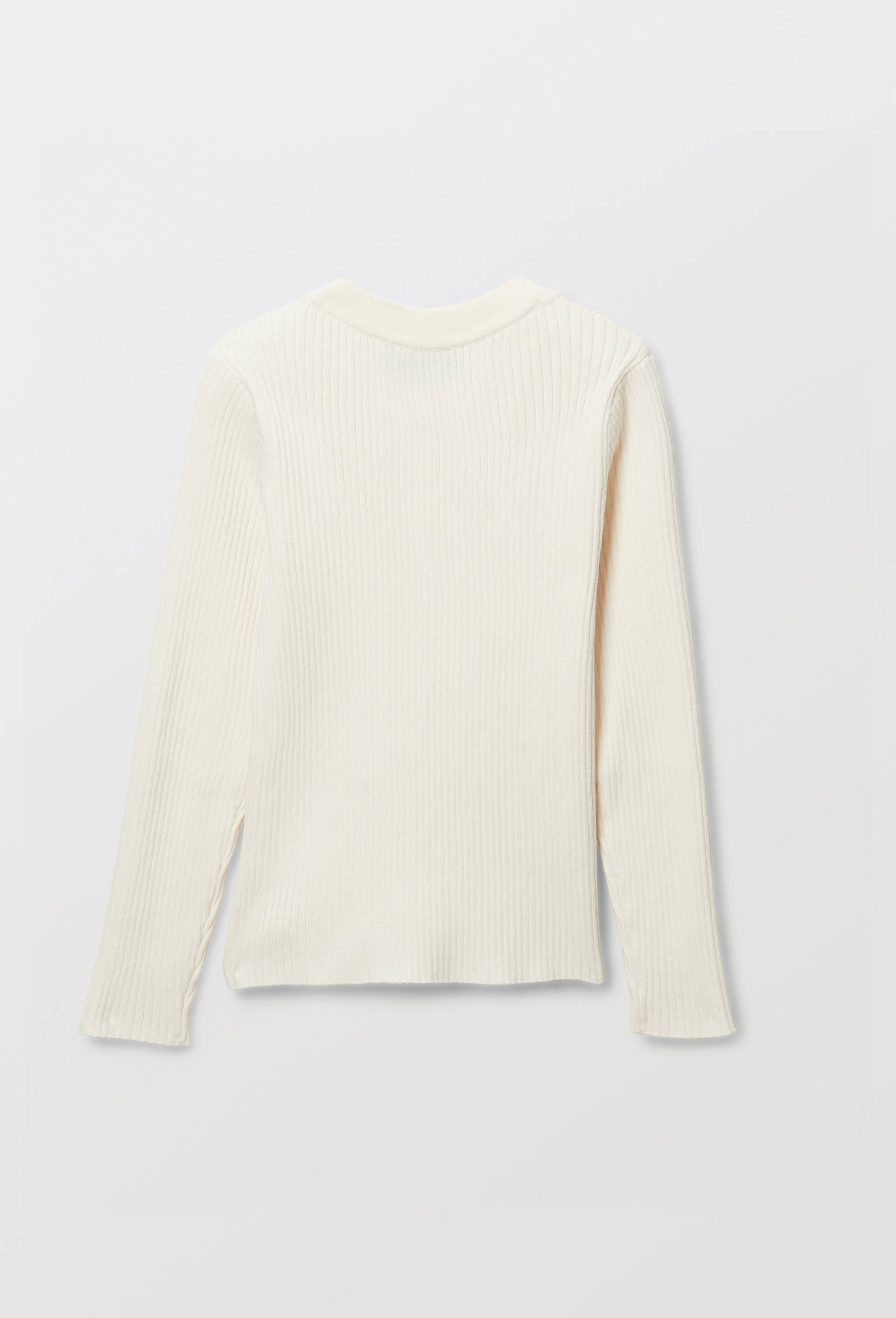 Sous pull en coton et cachemire, Beige clair, large image number 2.0
