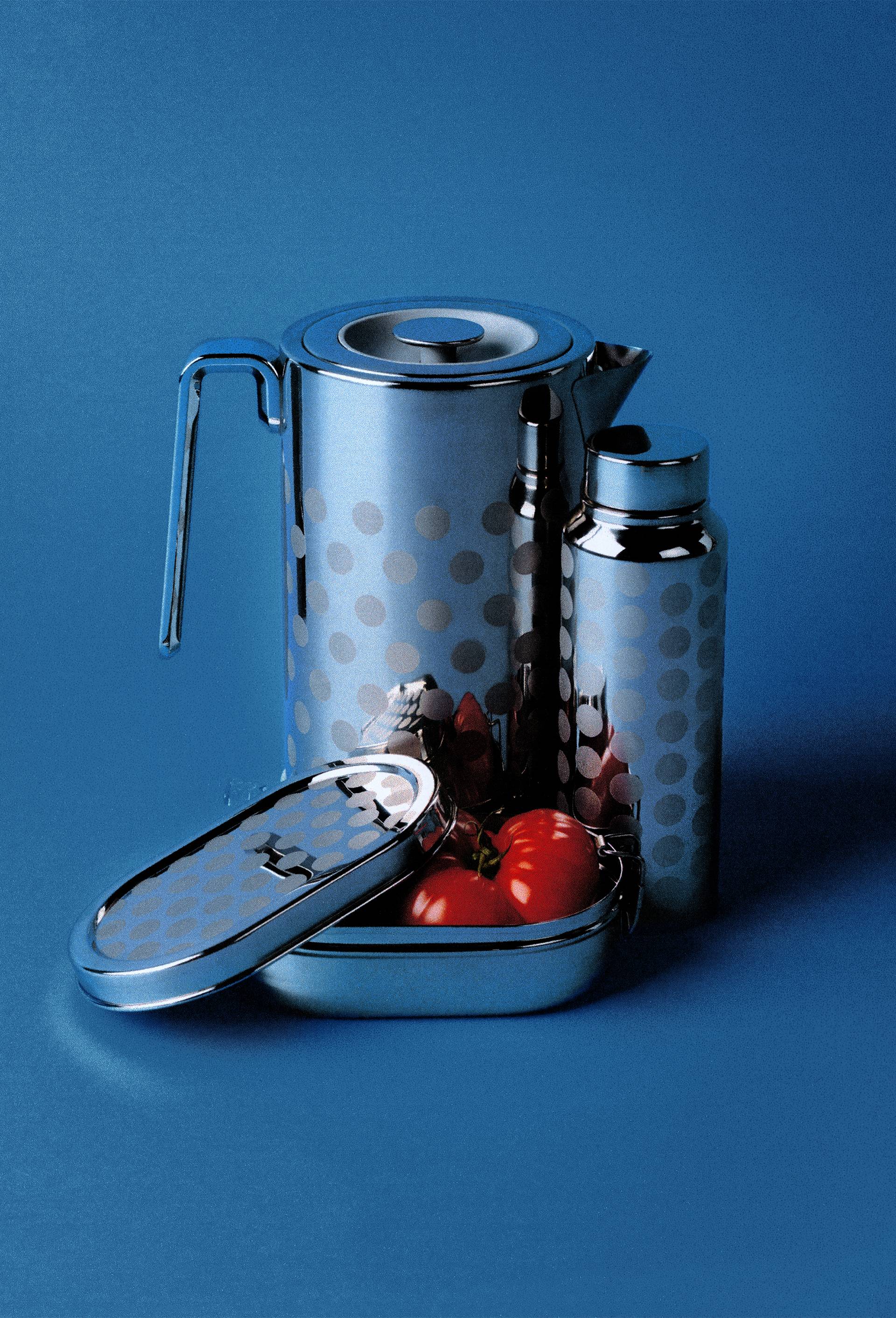 Gourde, 7x7x21 cm, en acier inoxydable - HALL HAUS x MONOPRIX, Argent, large image number 2.0