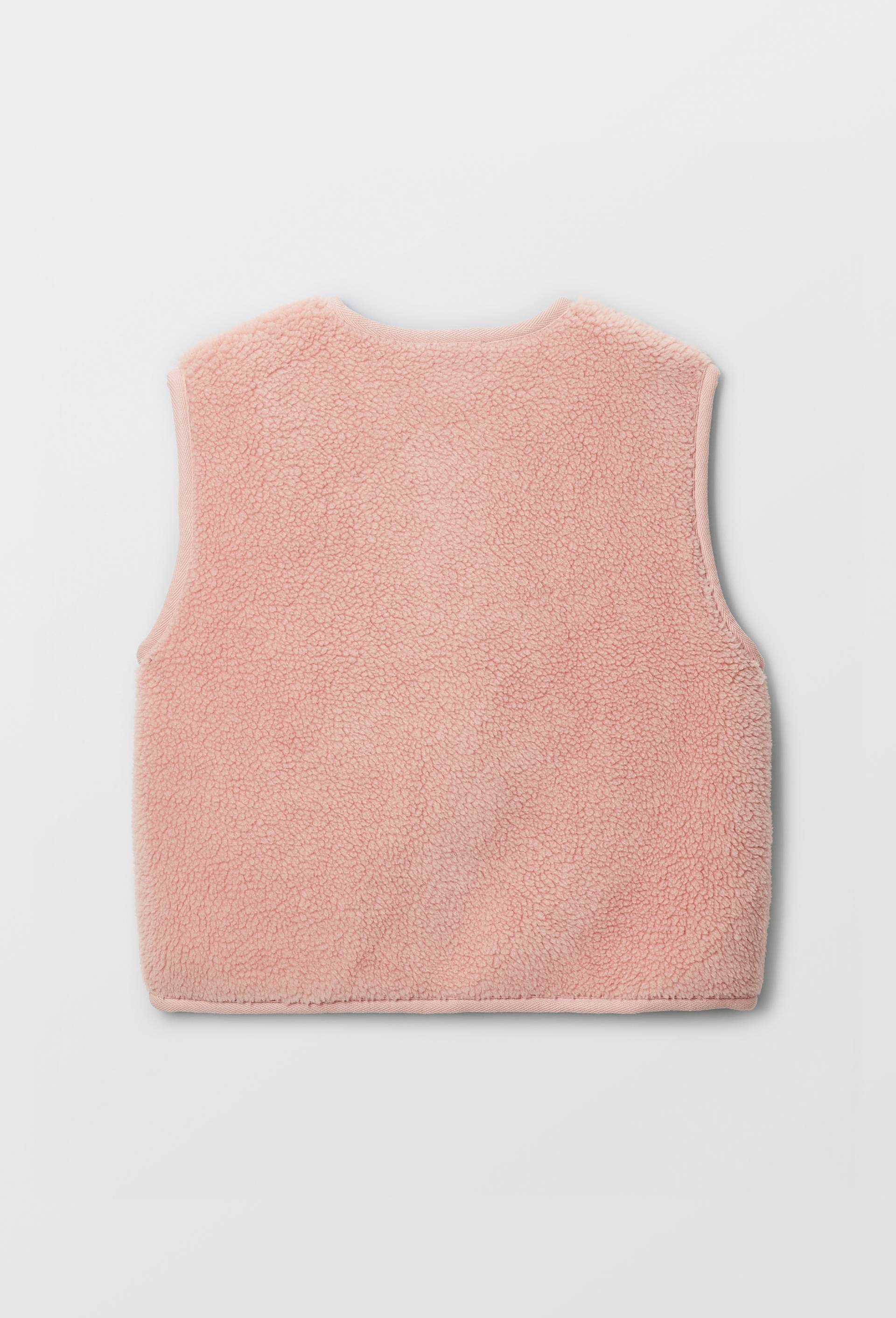 Gilet sans manches sherpa, Rose, large image number 2.0