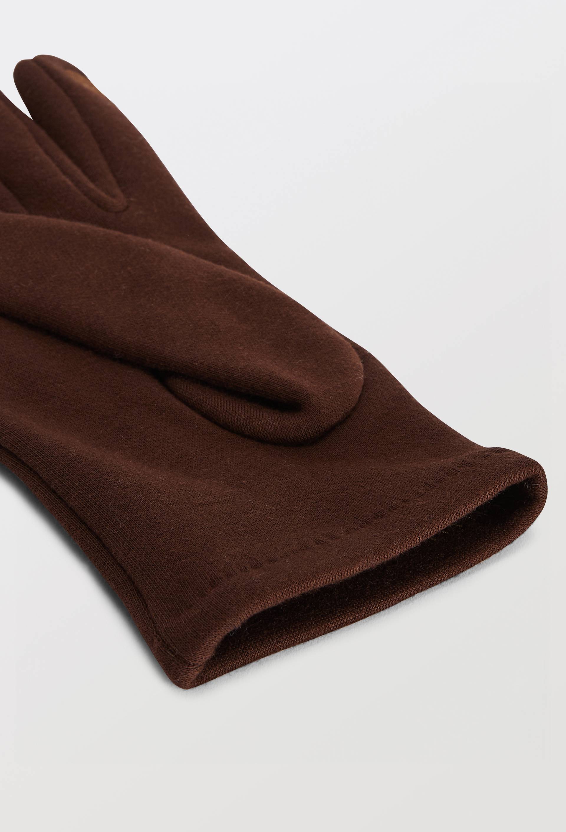 Gants tactiles en jersey, Brun clair, large image number 1.0